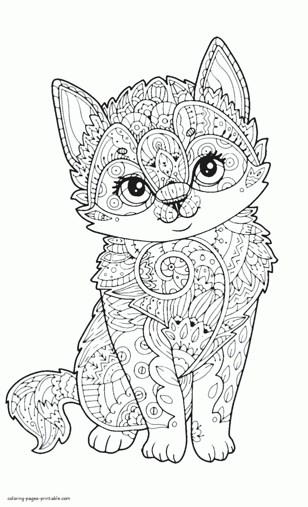 animal colouring pictures printable