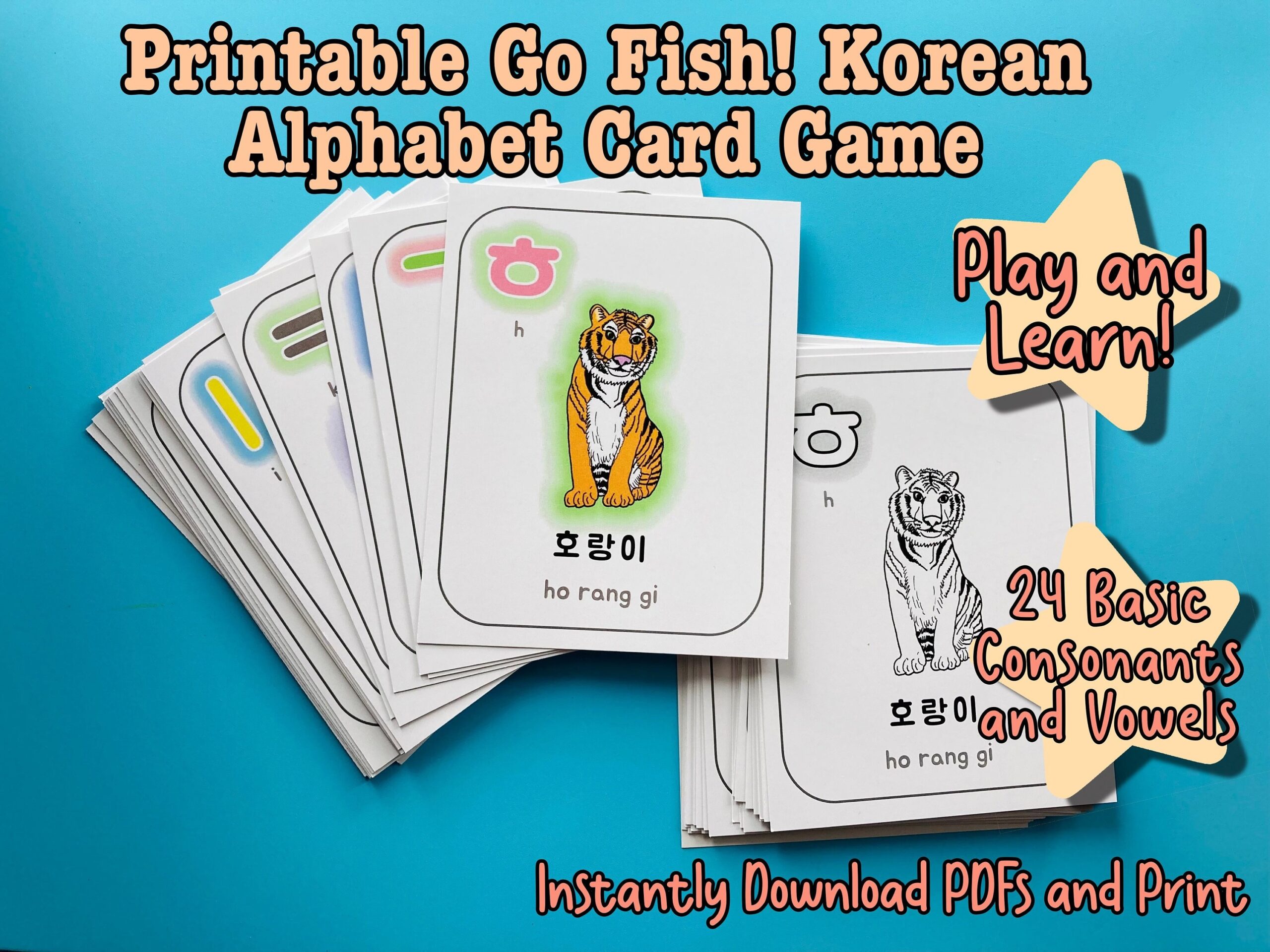 alphabet go fish game printable