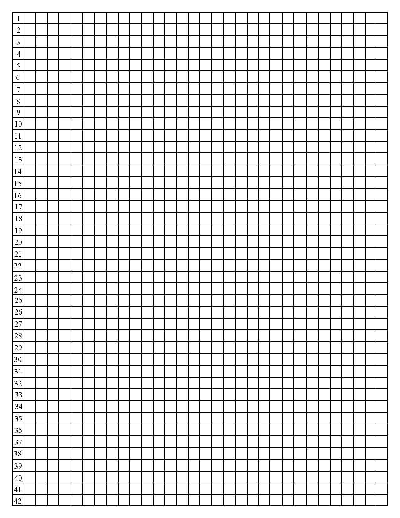 Printable Graph Paper