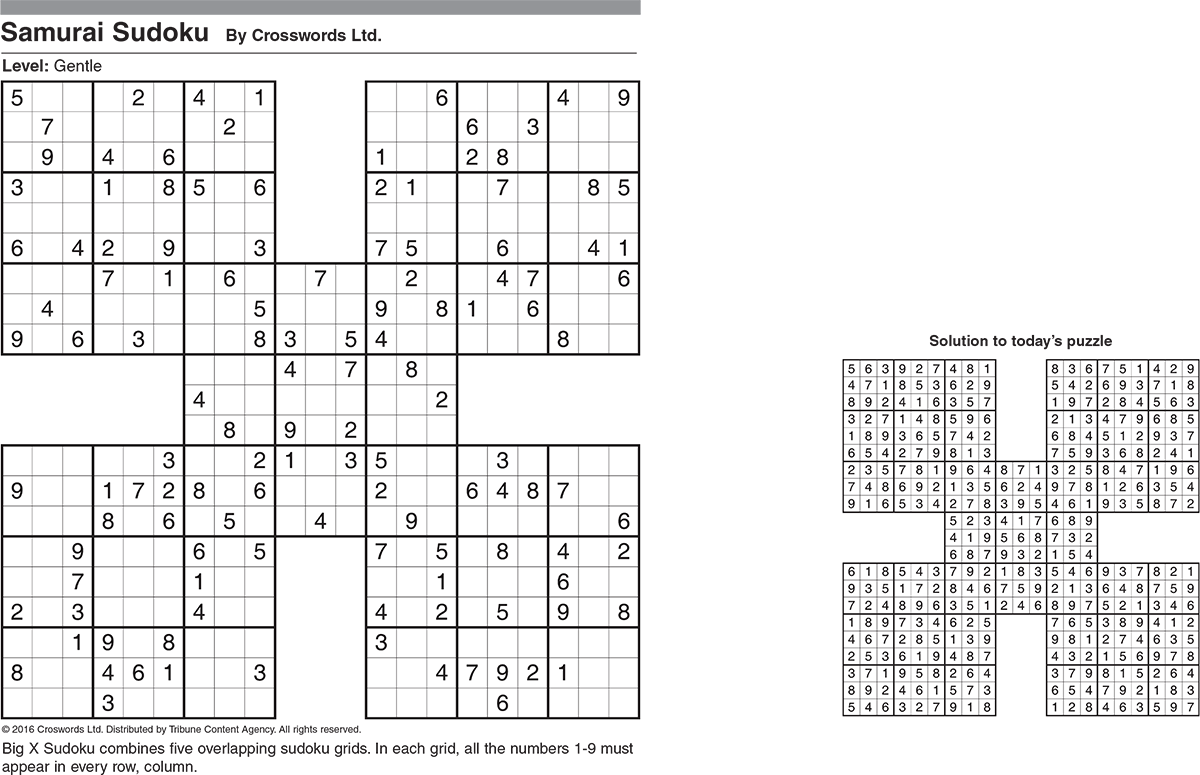 Samurai Sudoku