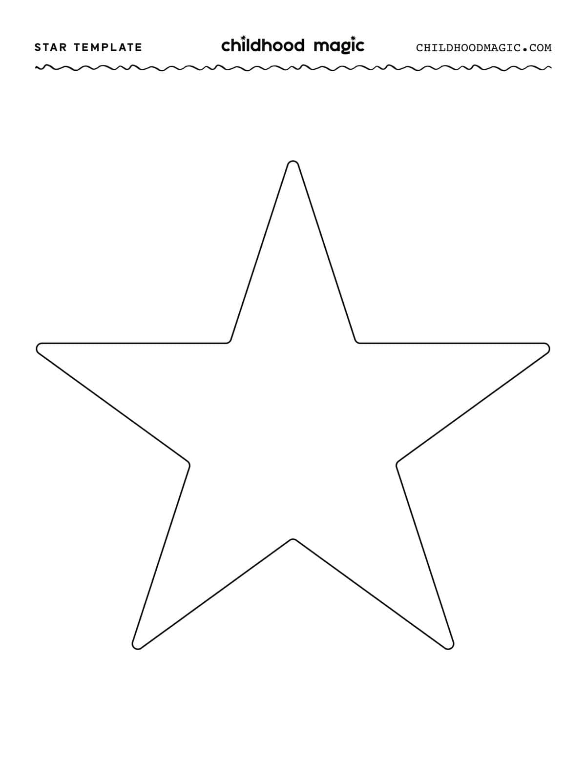Printable Star Template