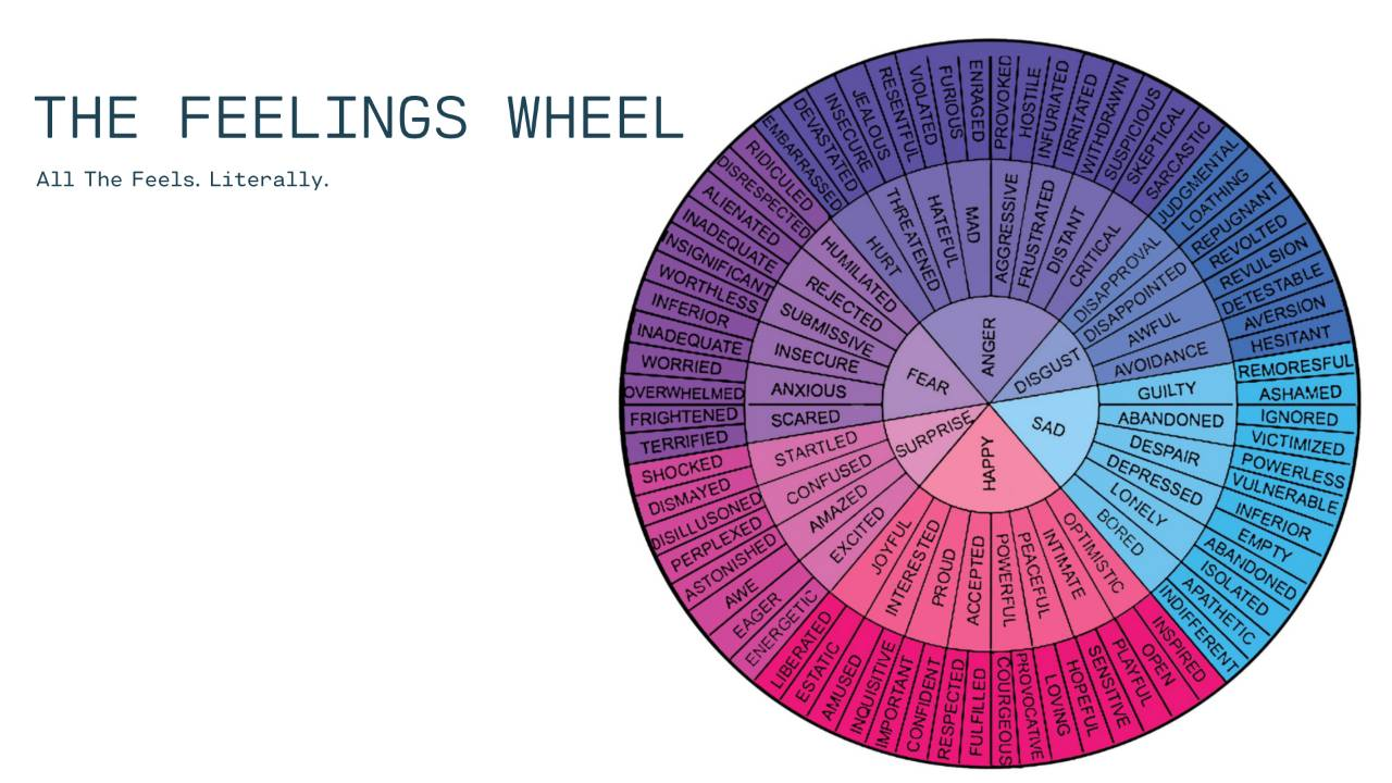 emotion wheel printable