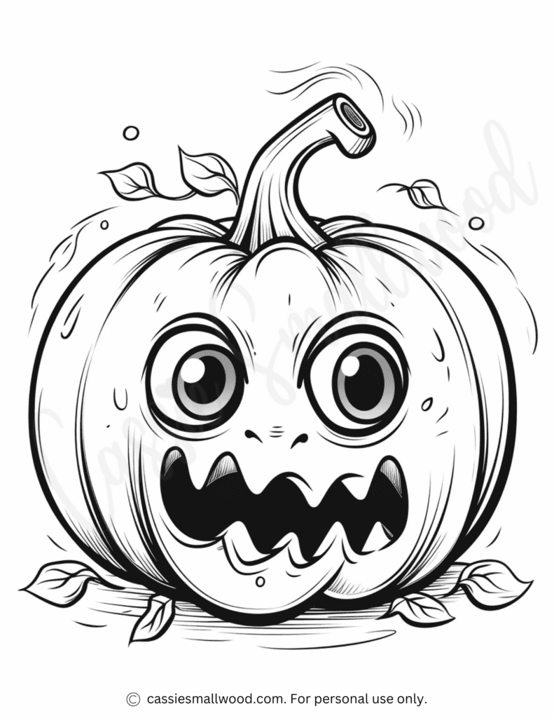 printable pumpkin coloring pages