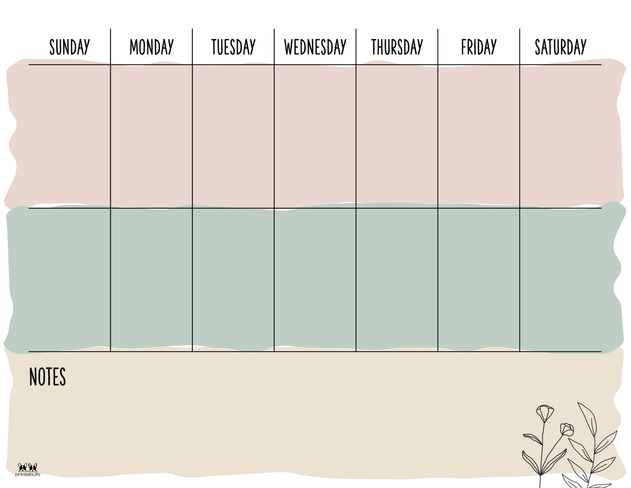Two Week Planner Printable Printable Party Favors