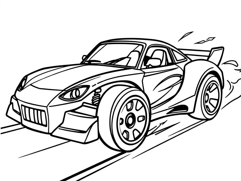 car coloring pages printable