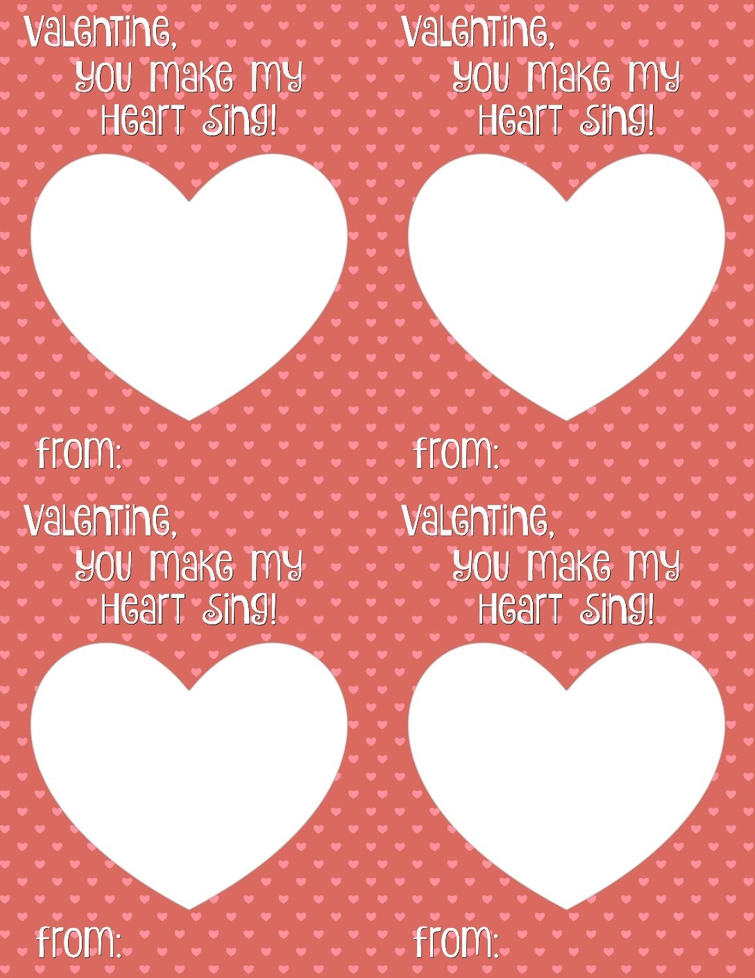 free valentine printables