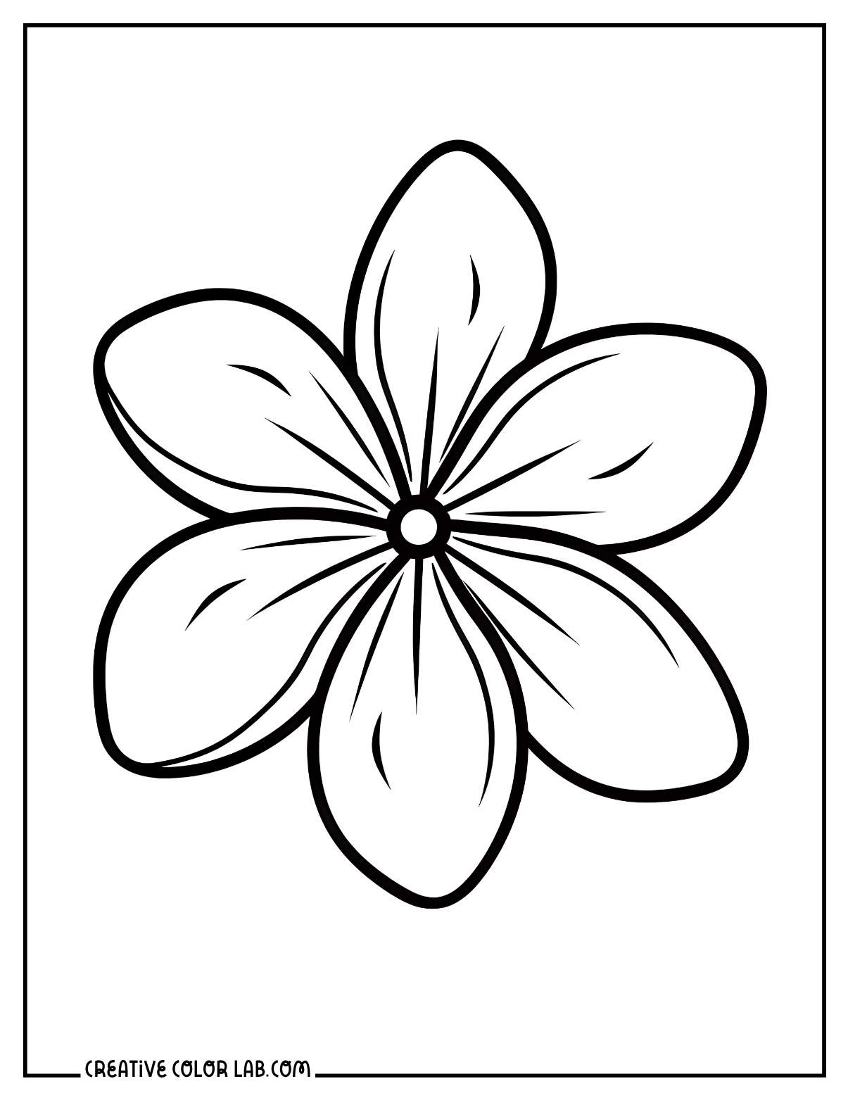 printable flowers to color