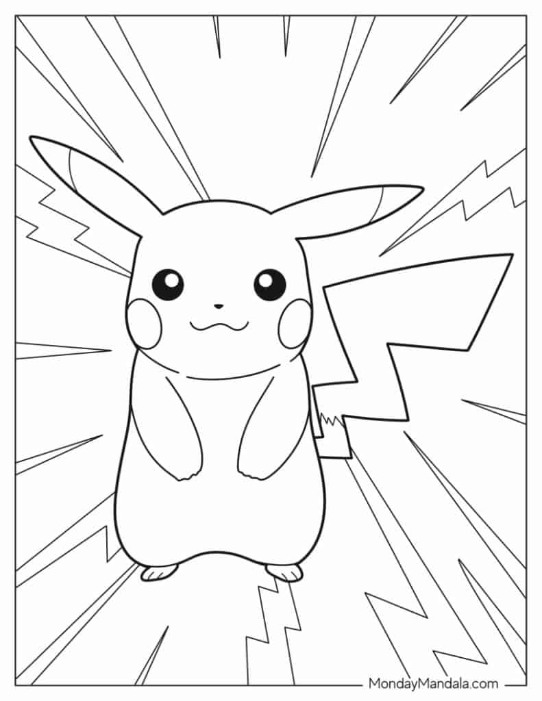 pokemon free printable coloring pages