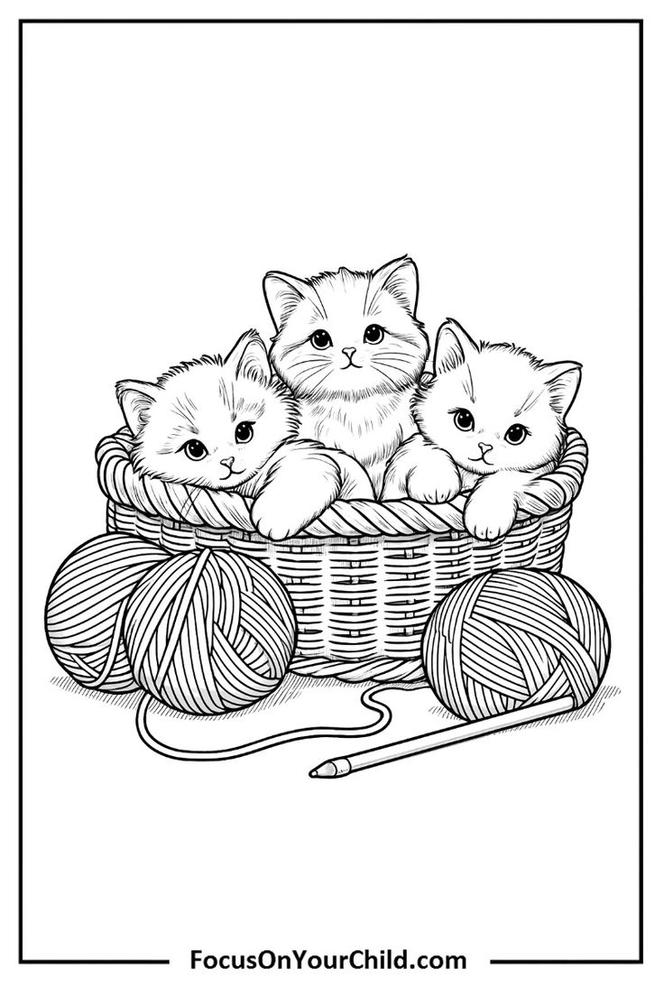 cat coloring pages free printable