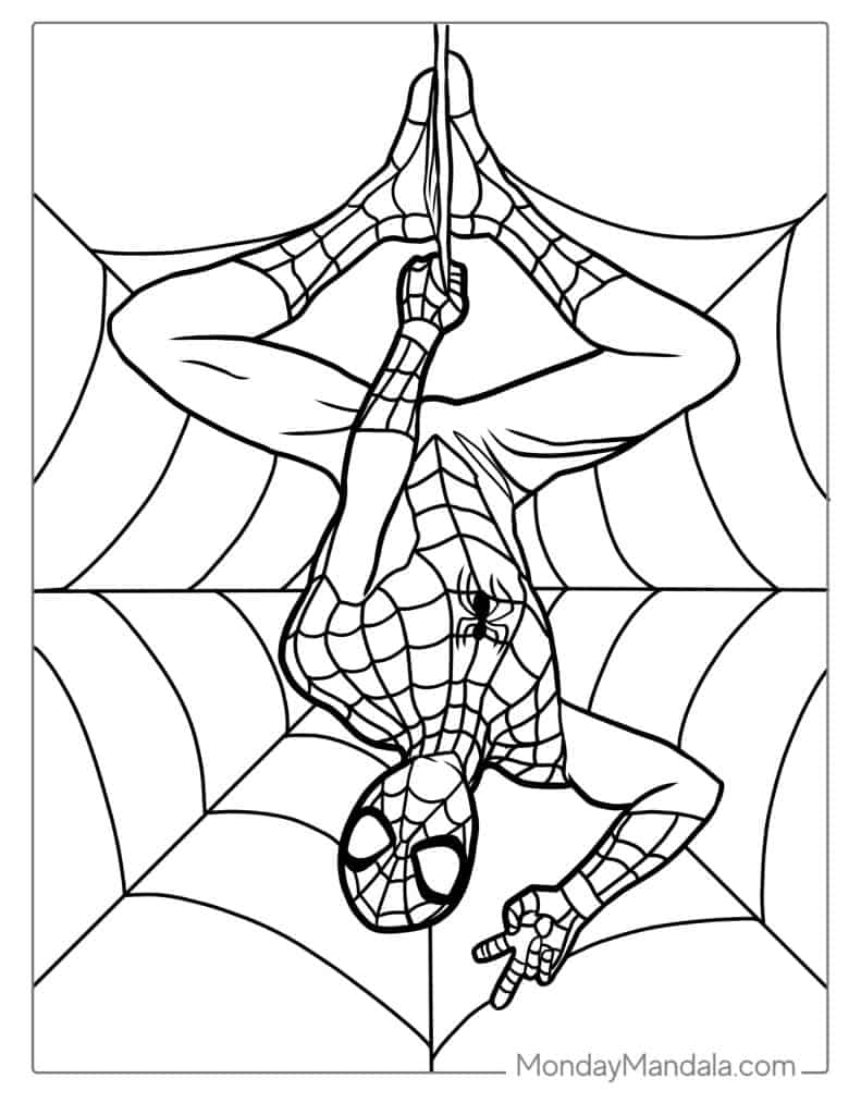 Free Printable Spiderman Coloring Pages