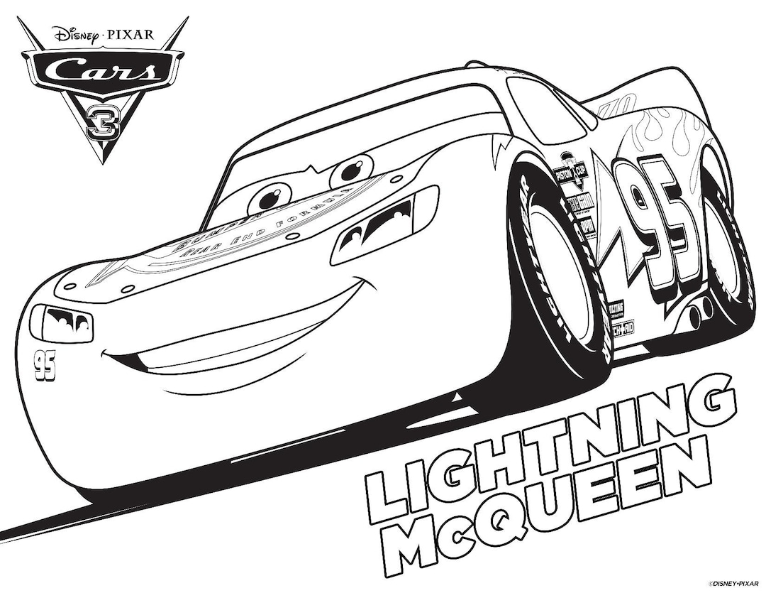 Cars Printable Coloring Pages