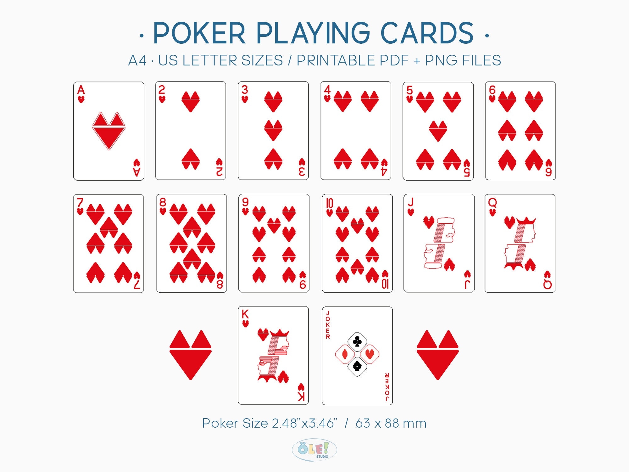 deck of cards printable
