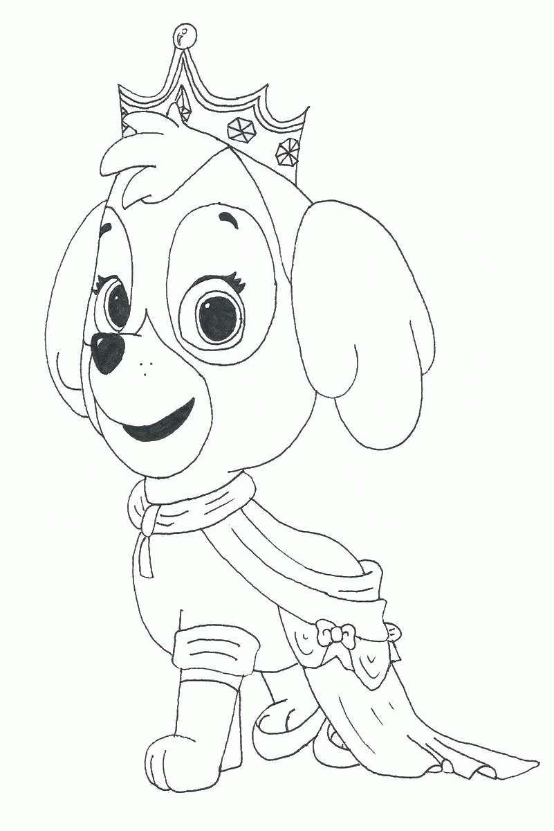 paw patrol coloring pages printable