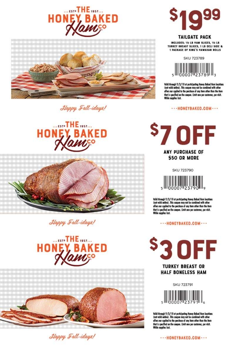  7 Off 50 More At Honeybaked Ham Restaurants HoneyBaked July 2025 Coupons Promo Codes Deals 