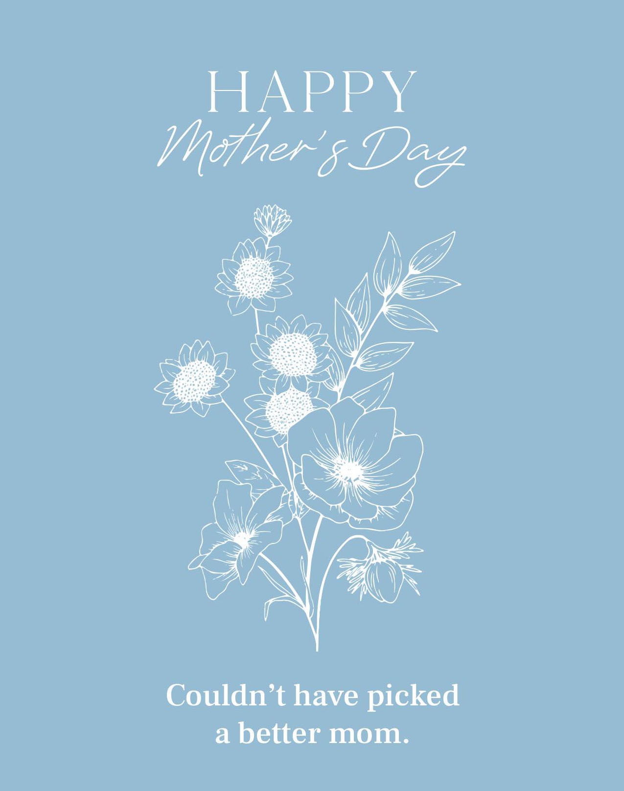 printable mothers day card