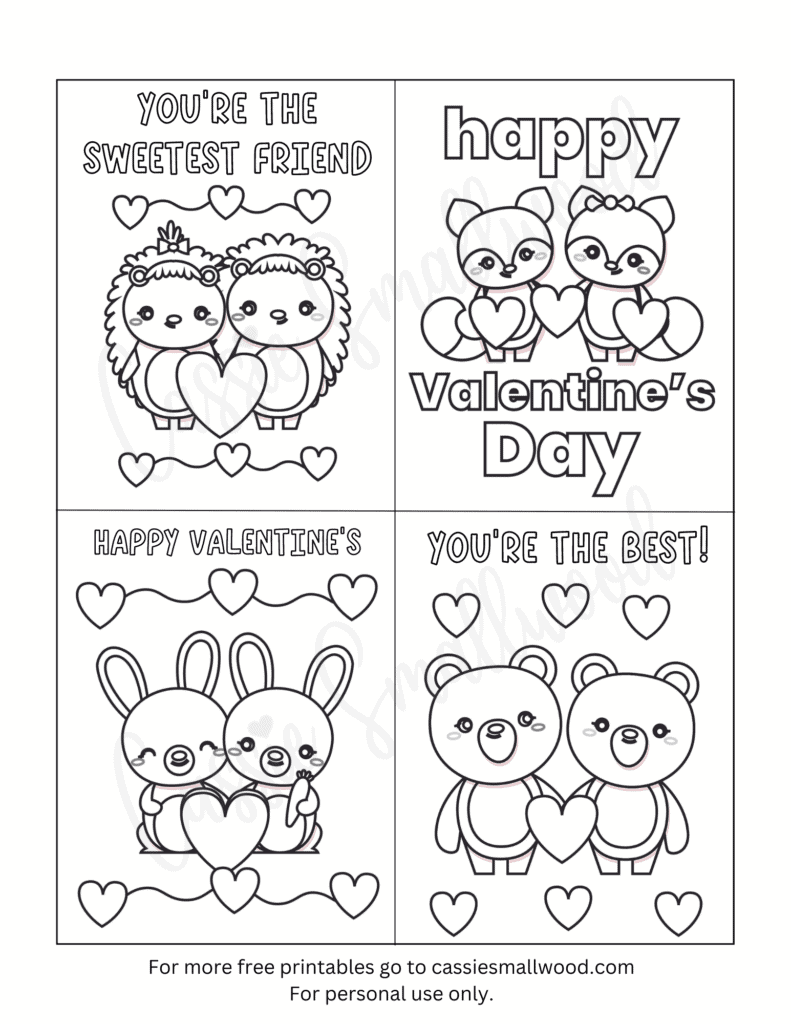 Valentine’s Day Cards Printable