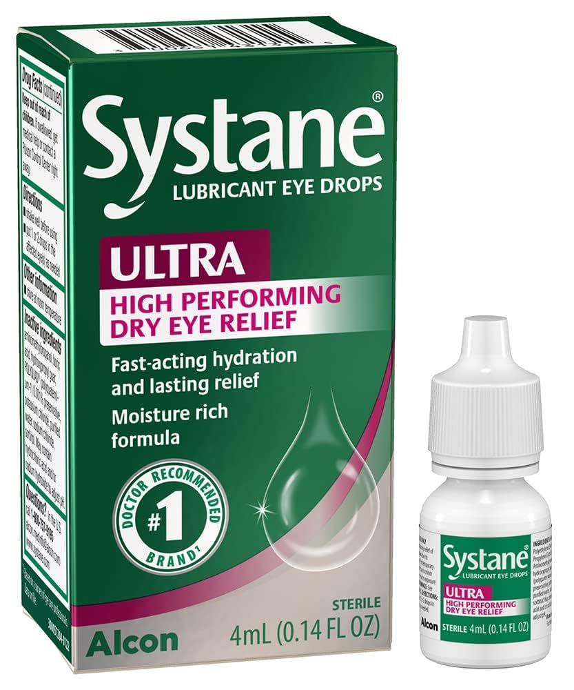 Amazon Systane Ultra Lubricant Eye Drops 0 14 Fl Oz Pack Of 1 