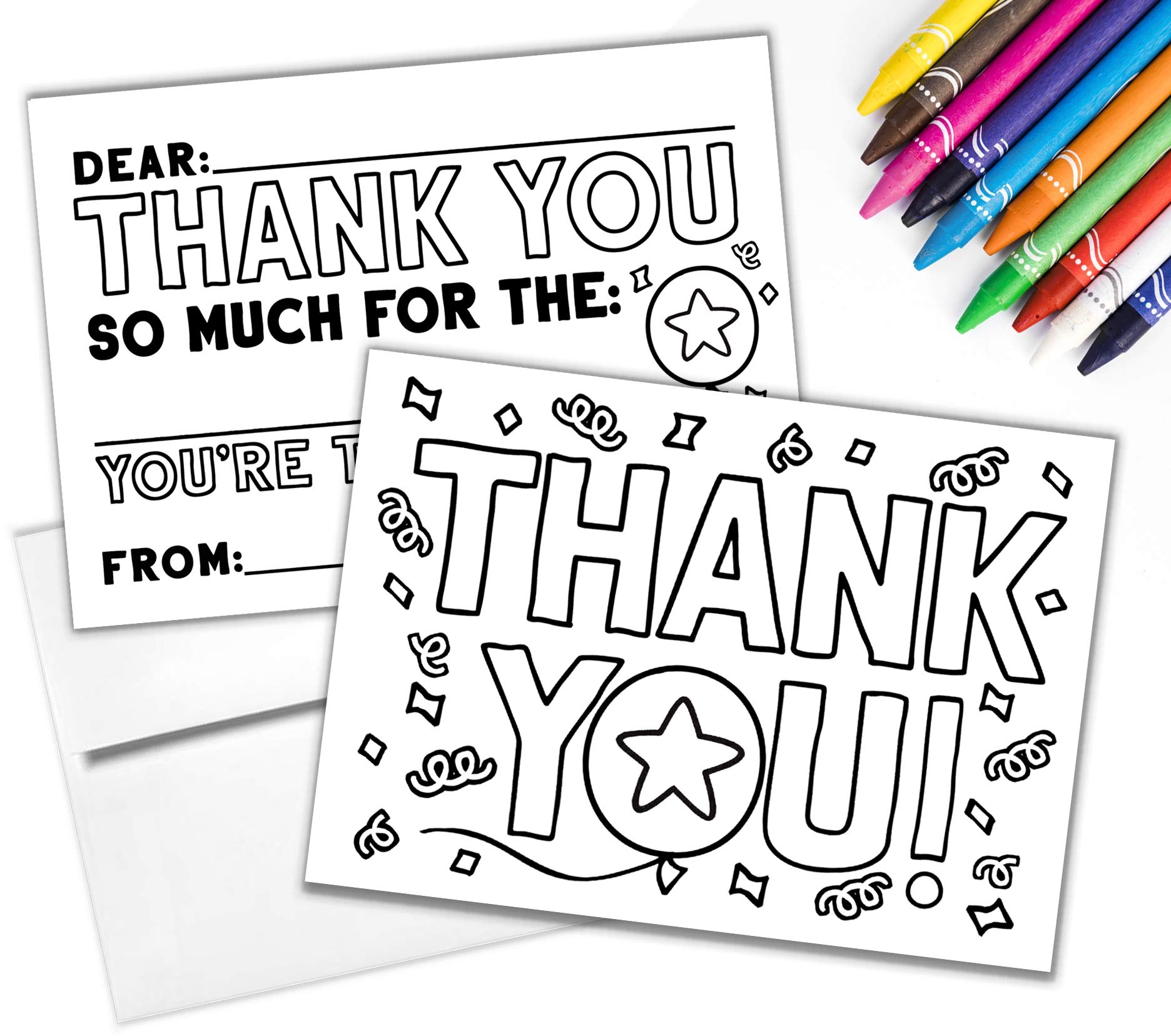 free printable thank you cards for teens