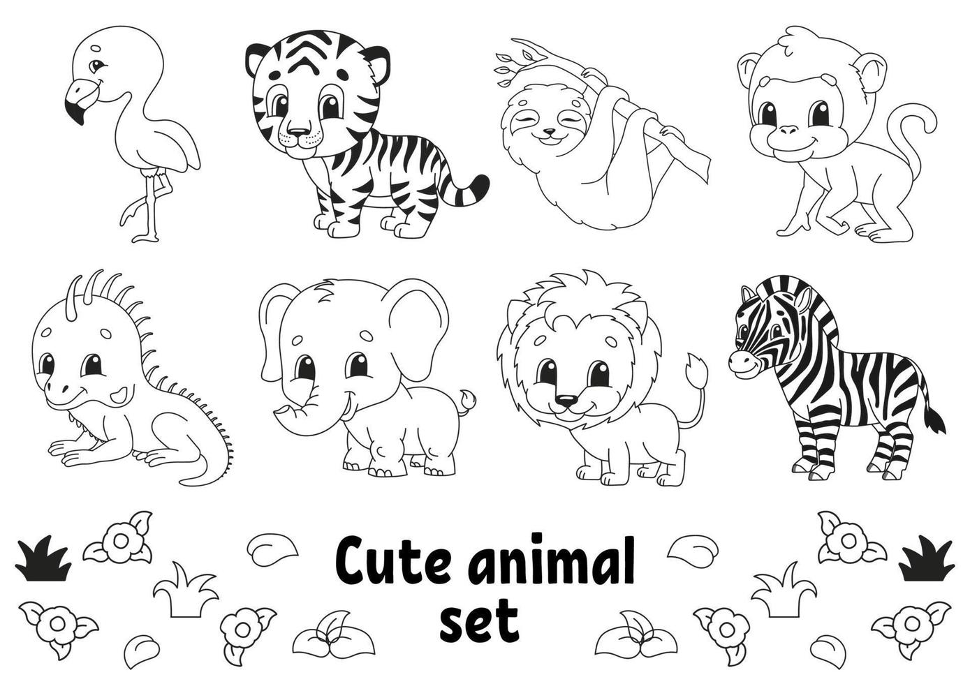Animal Coloring Pages Vector Art Icons And Graphics For Free Download