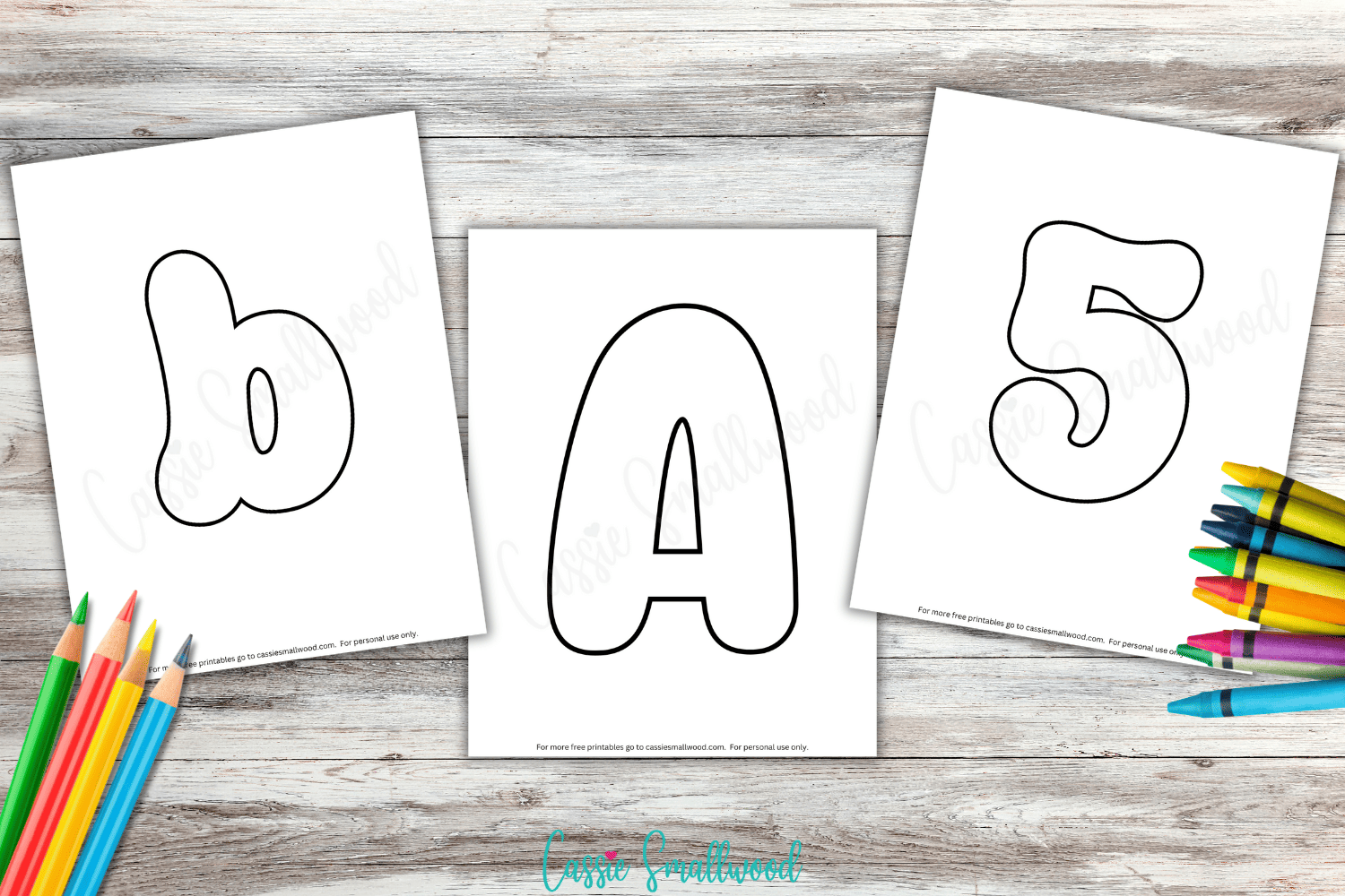 free printable bubble letters of the alphabet