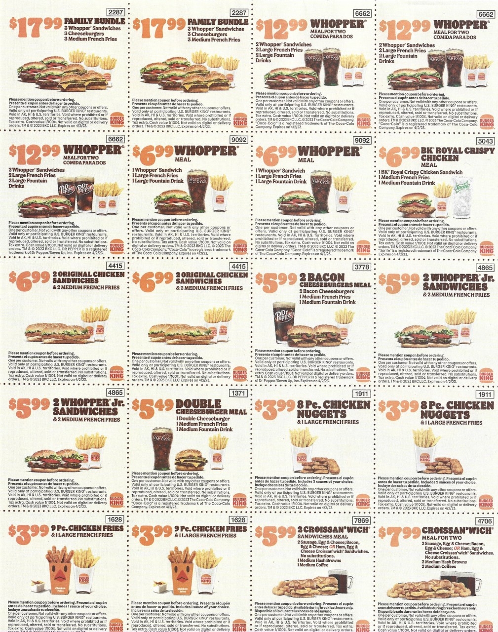 Burger King Chicago Deal Coupons 6 Your Way Meals Expires 04 02 2023