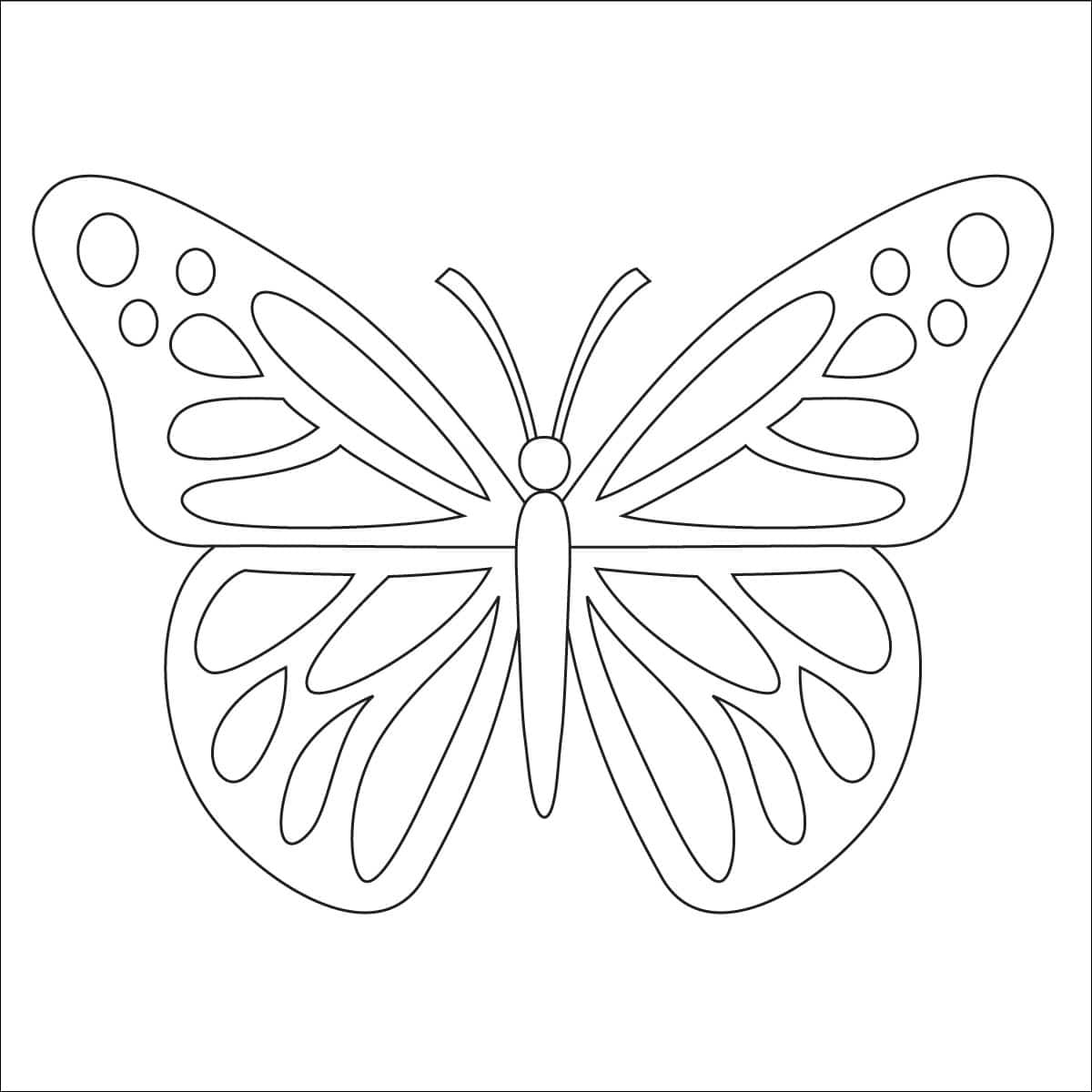 Free Printable Butterfly Coloring Sheets