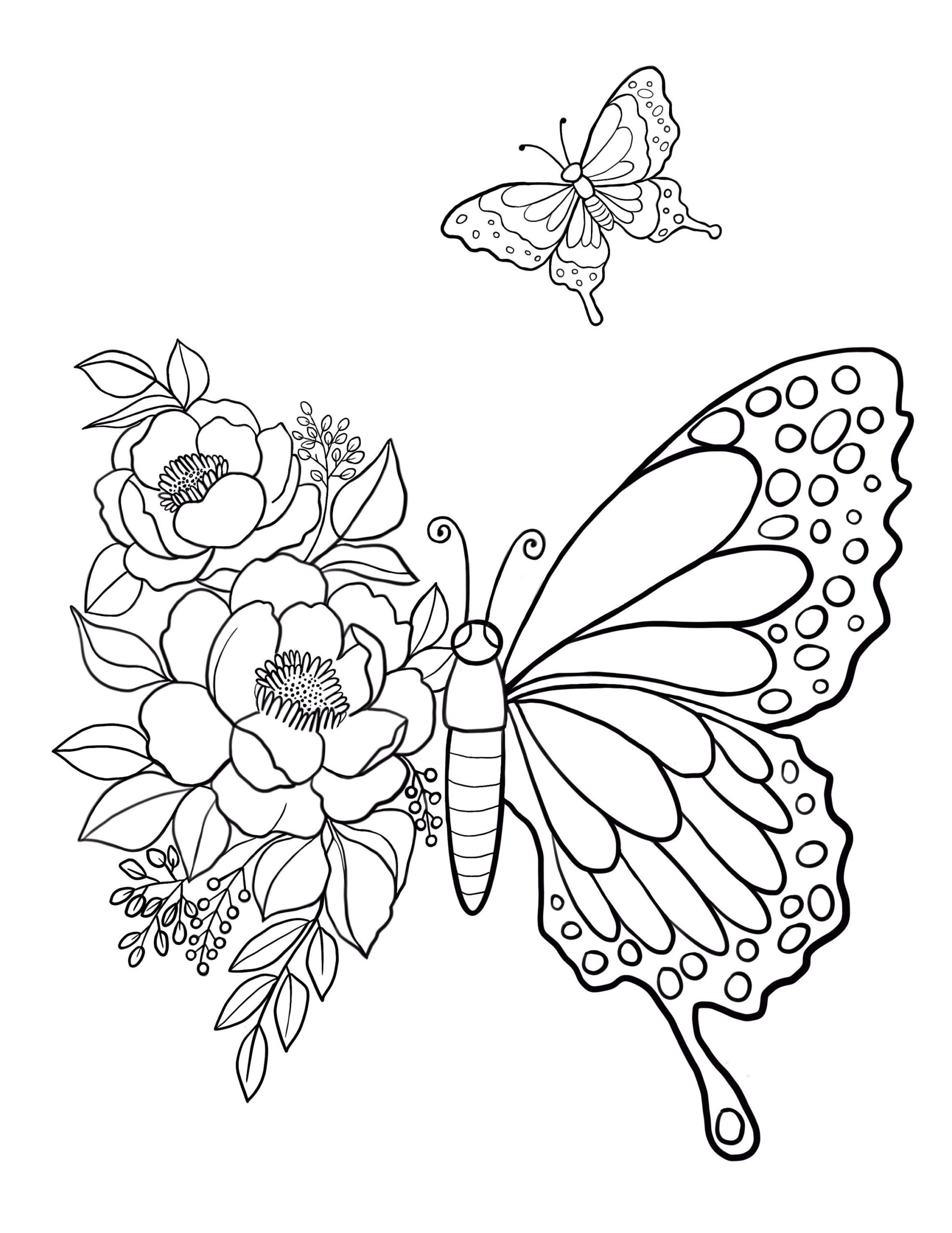 Butterfly Printable Coloring Pages
