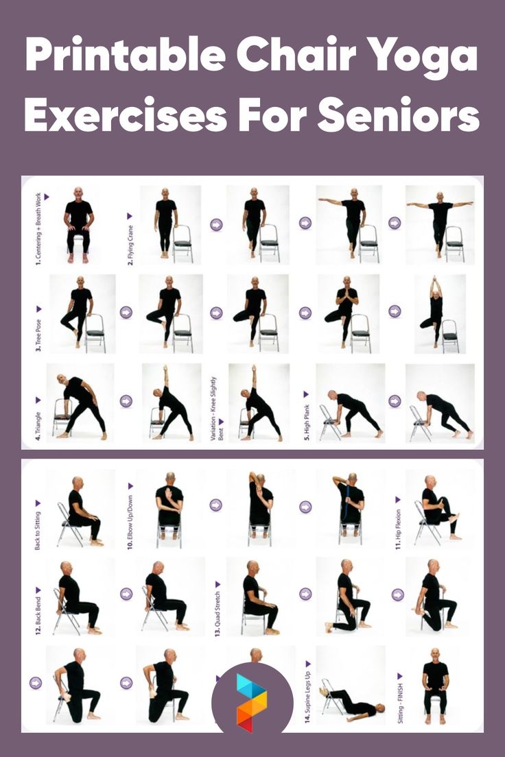 Chair Yoga For Seniors Printable