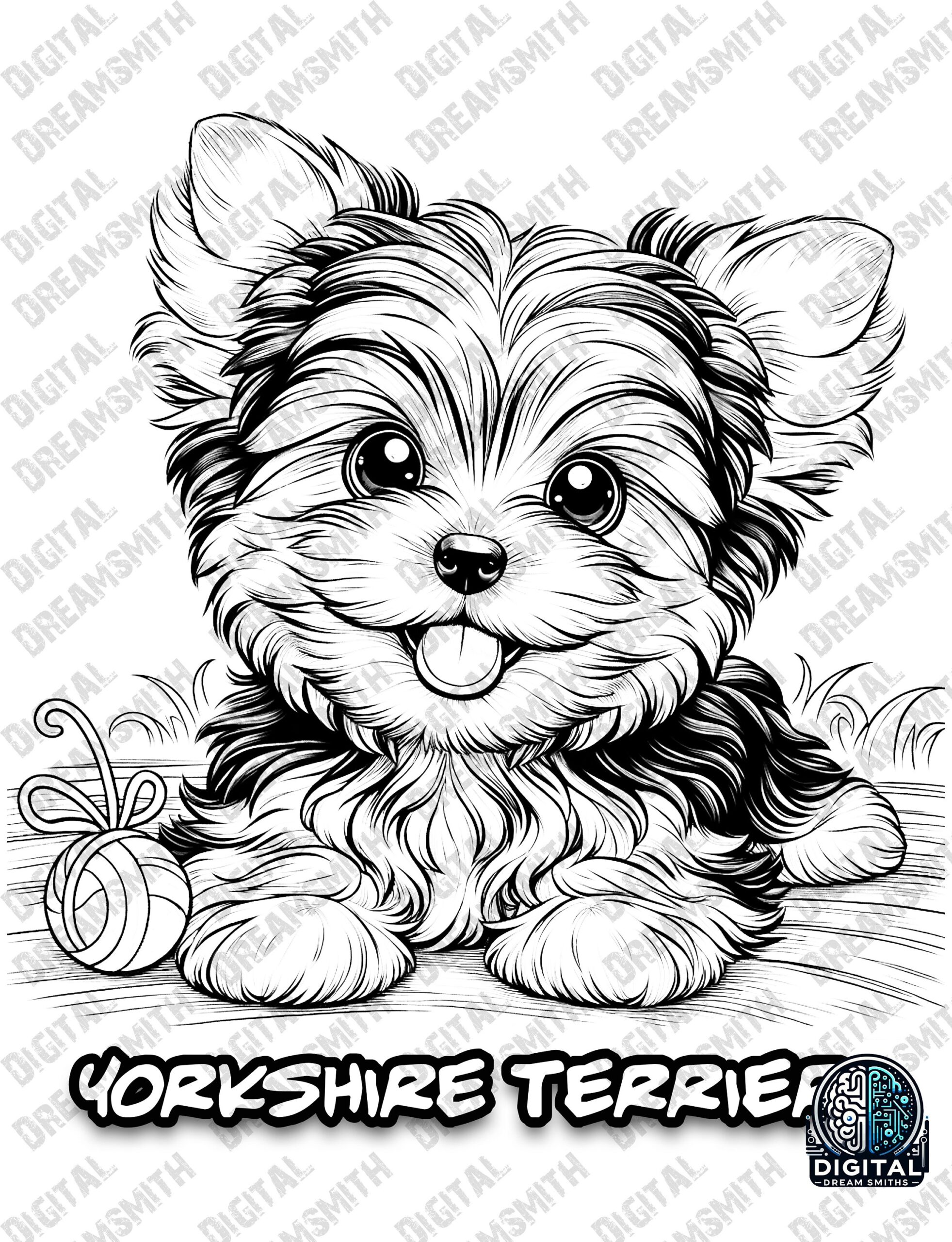 Printable Coloring Pages Of Puppies