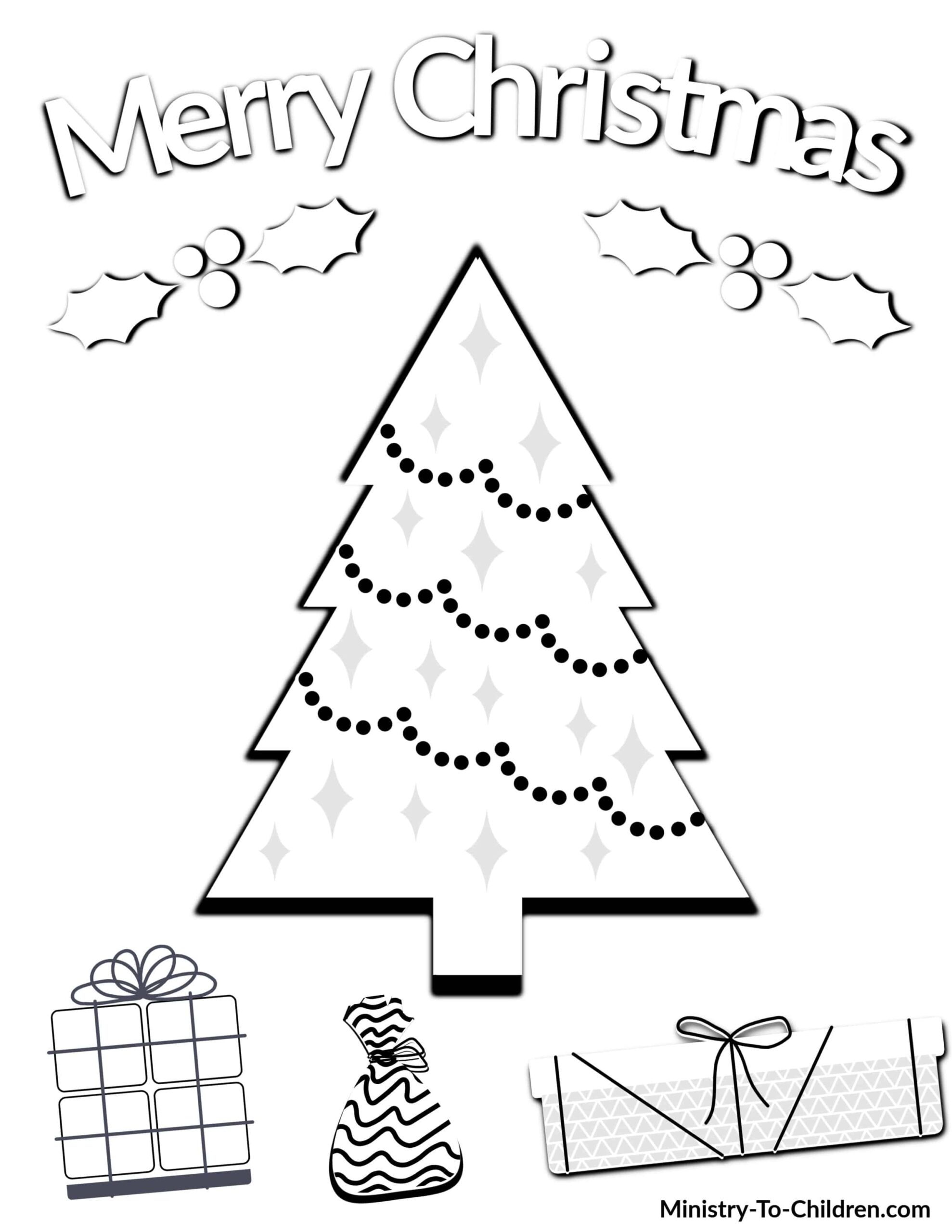 free christmas printables coloring pages