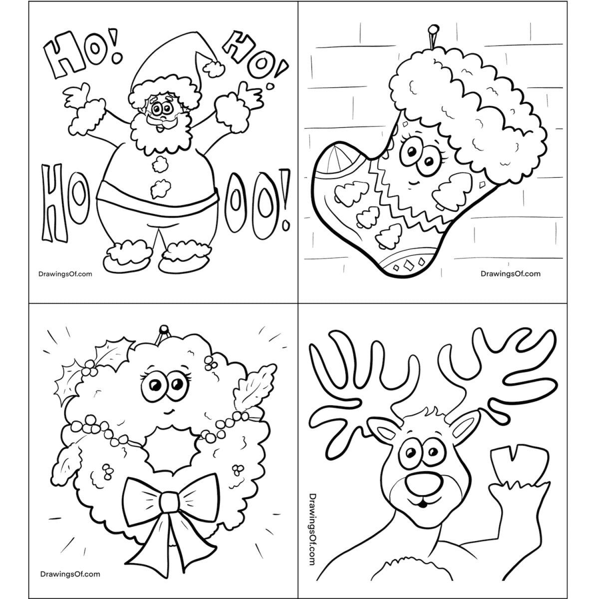 christmas coloring sheets printable
