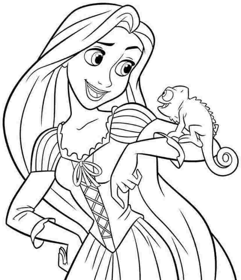 Printable Coloring Pages Princess Disney