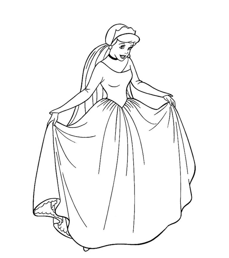 Printable Princess Pictures To Color