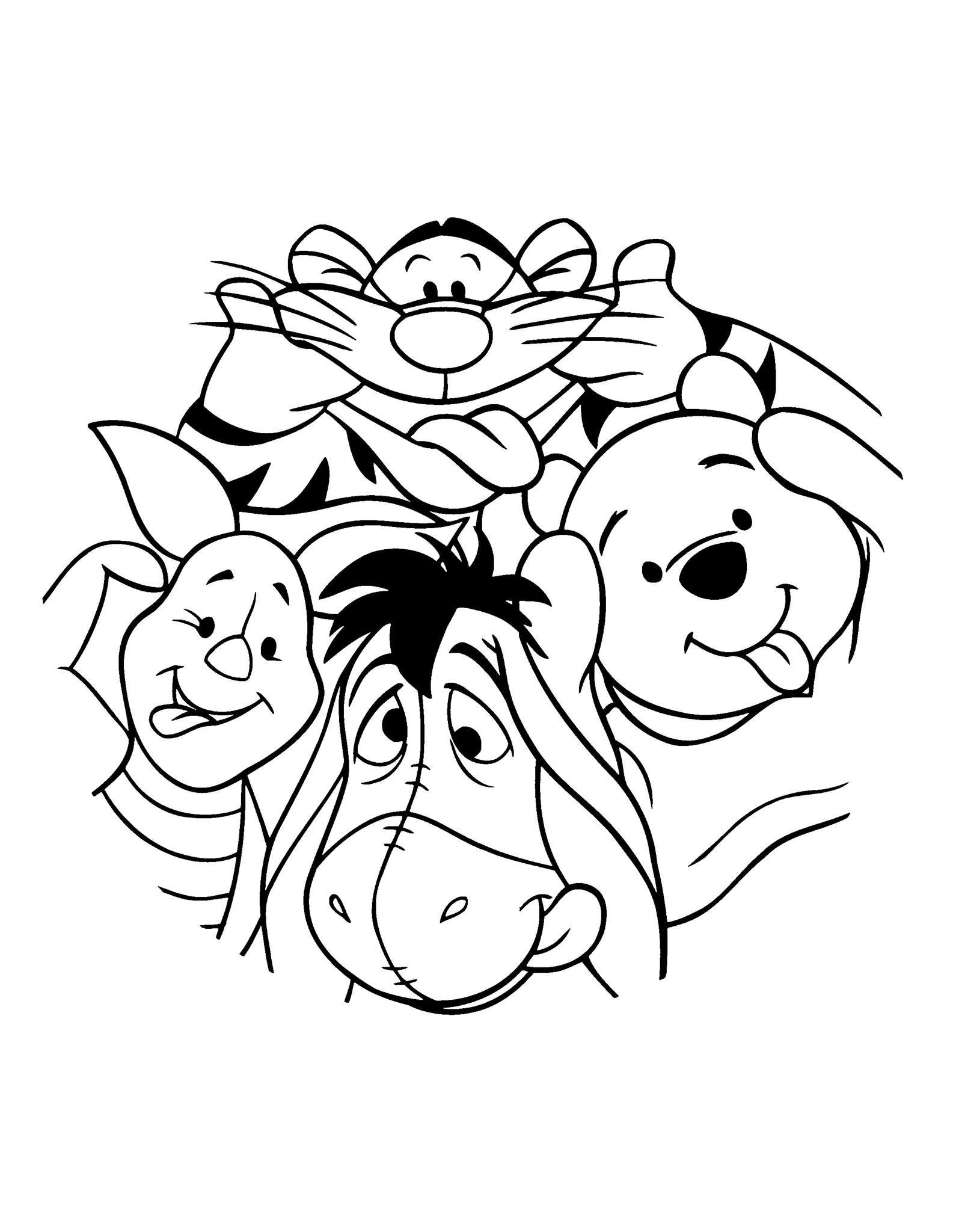 printable coloring book pages disney