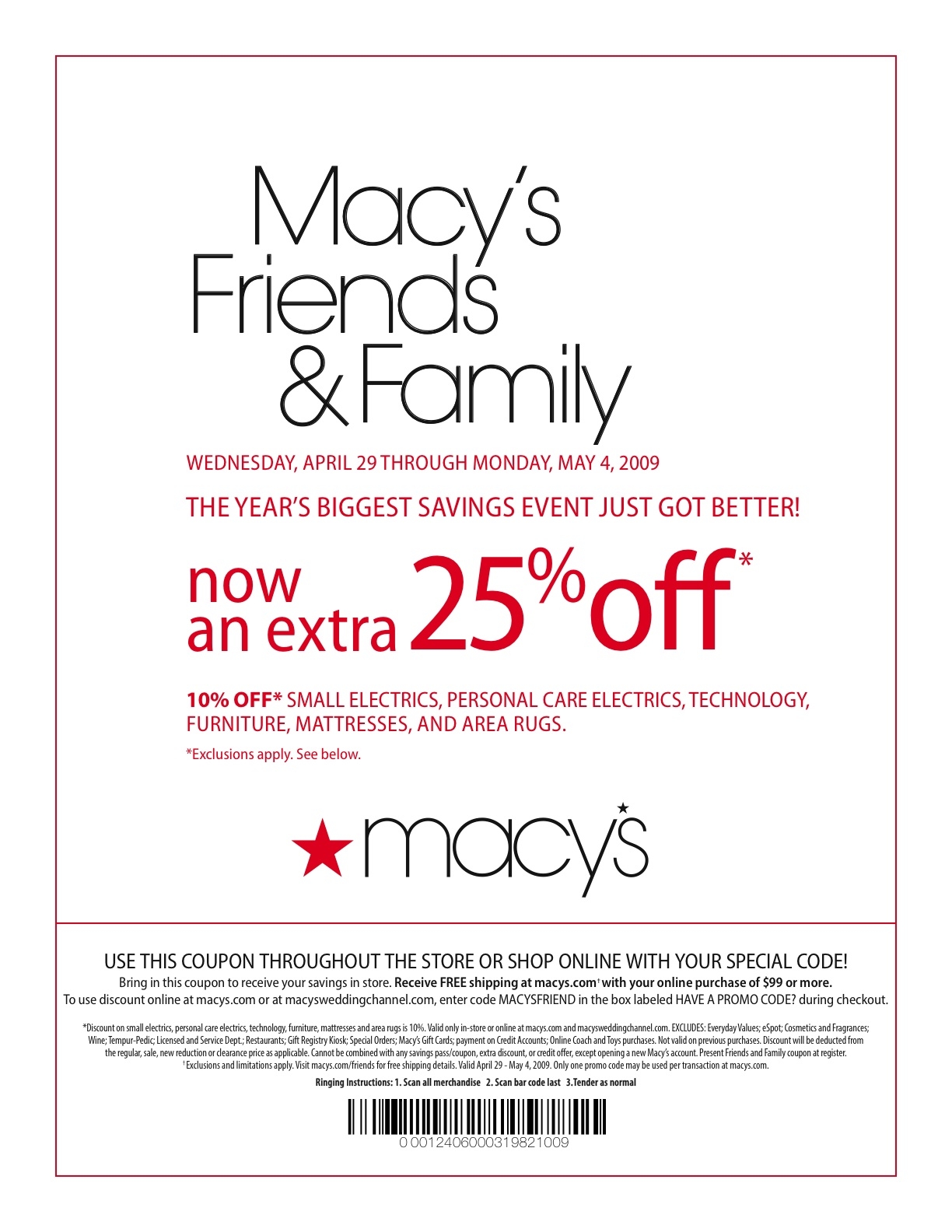 macy's $10 coupon printable