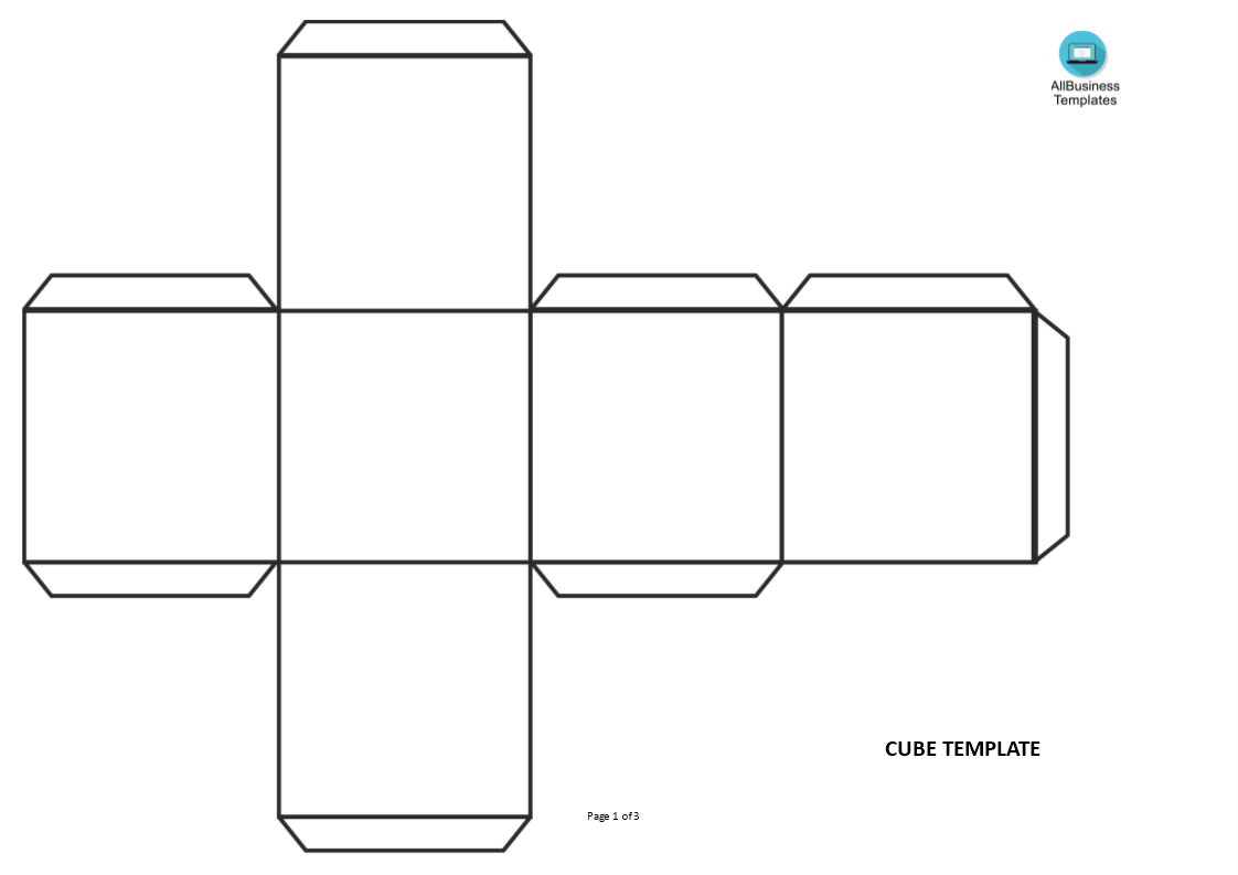 Cube Template Templates At Allbusinesstemplates