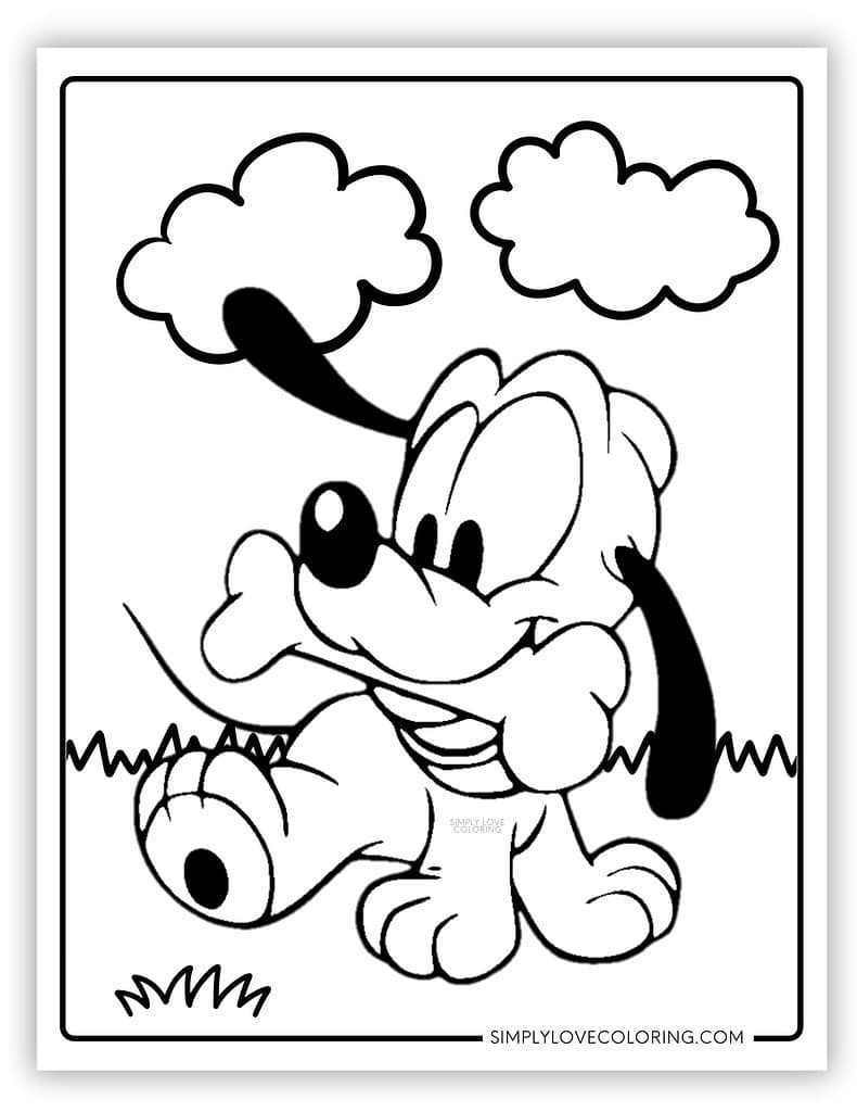 disney color sheets printable