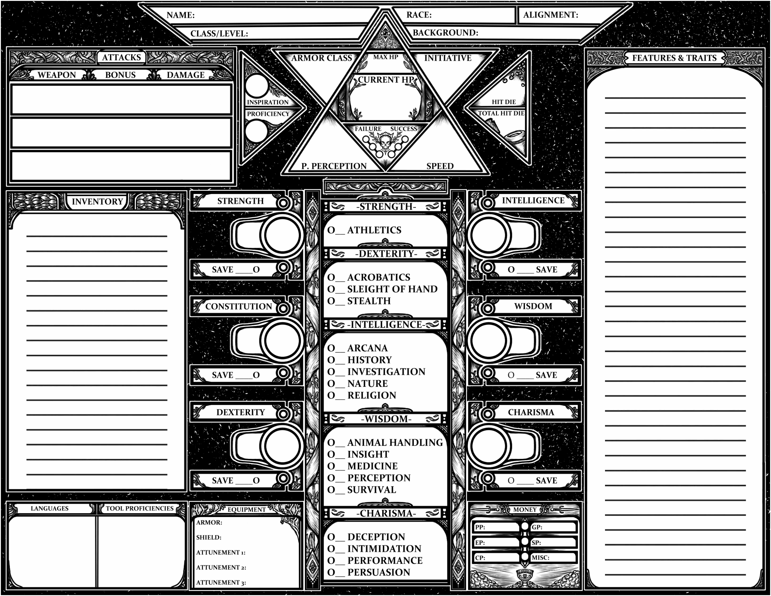 printable d&d character sheet