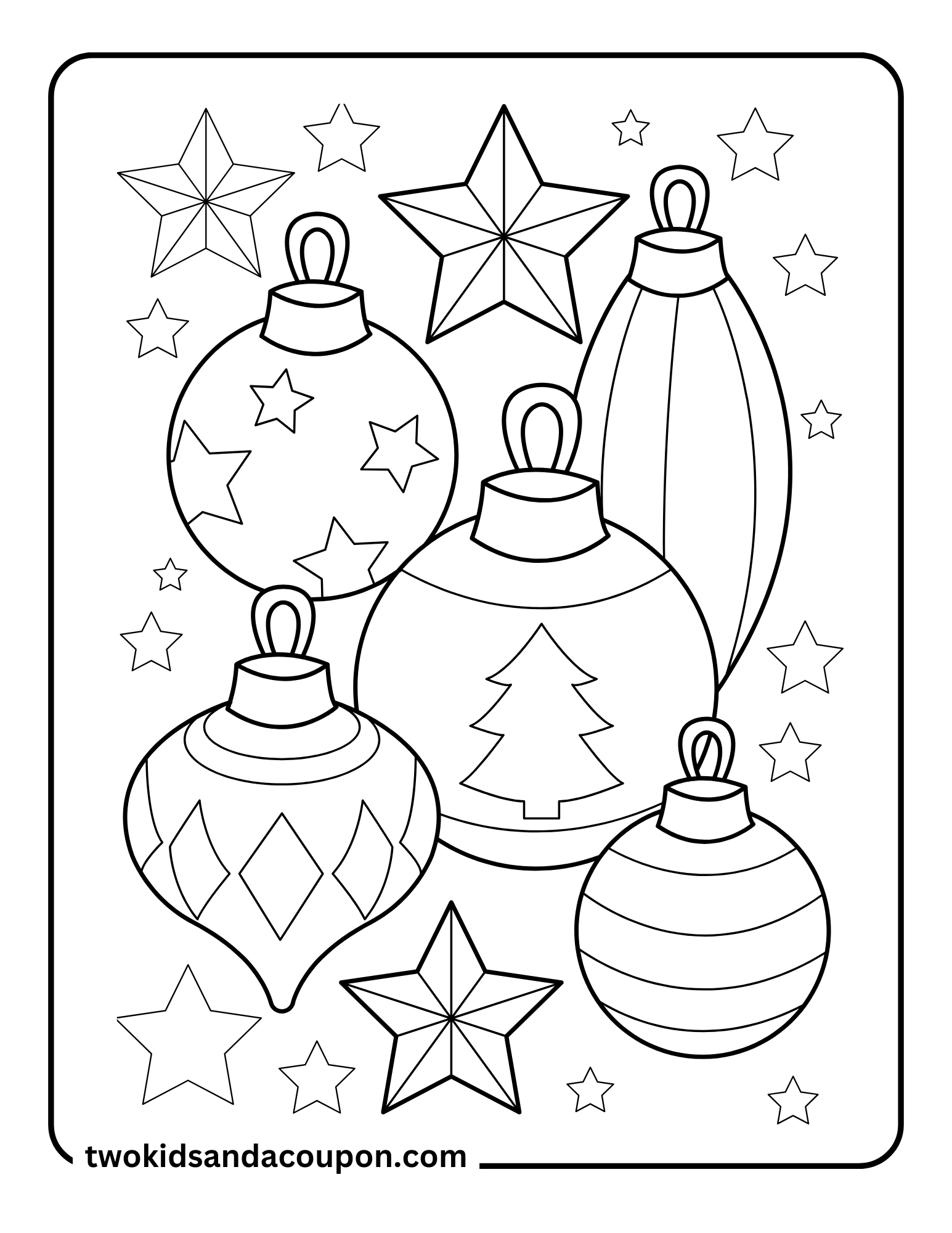 coloring pages printable christmas