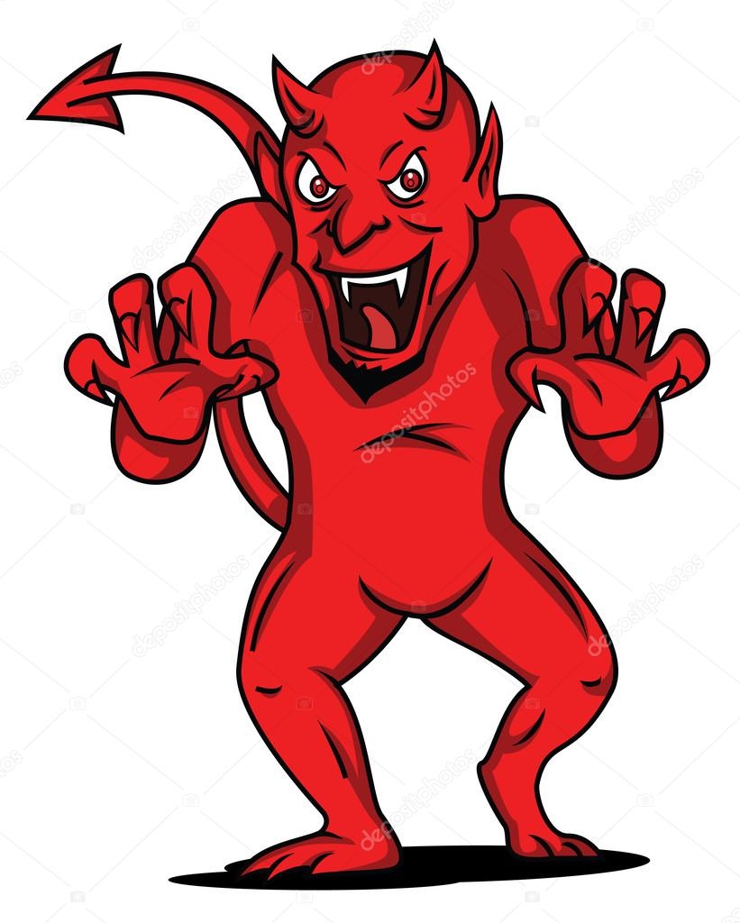 Devil Cartoon Vector Images Depositphotos