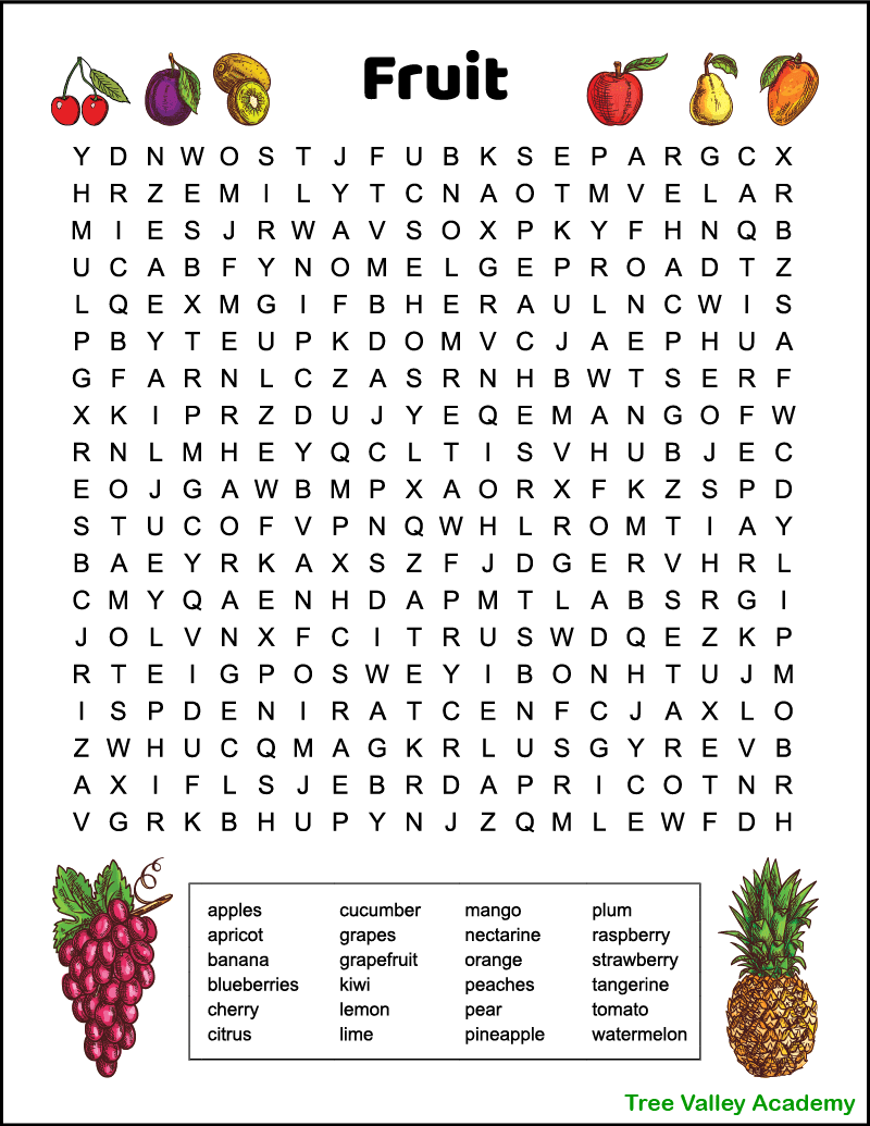 difficult word search printable
