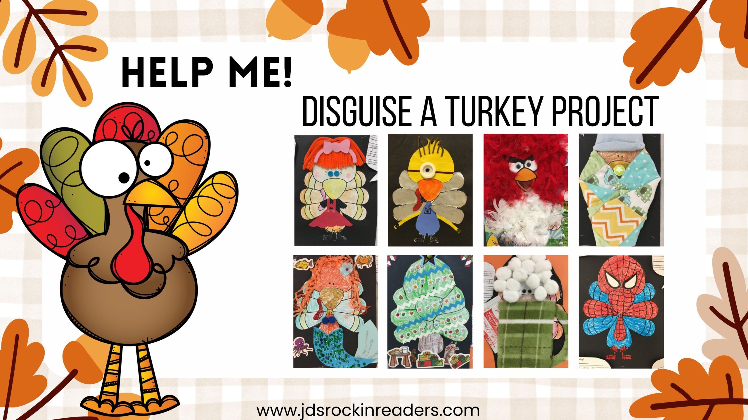 turkey disguise project printable
