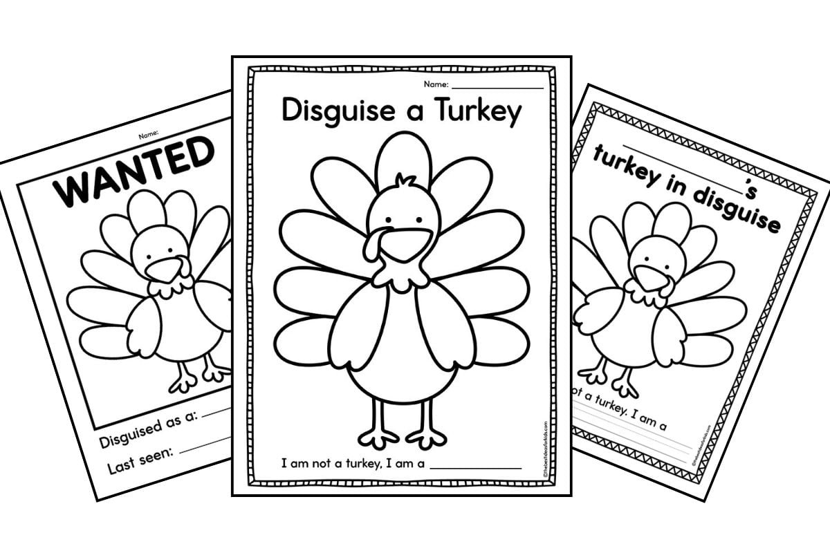 Disguise A Turkey Free Printable