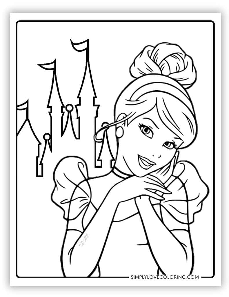 disney princess coloring sheets printables