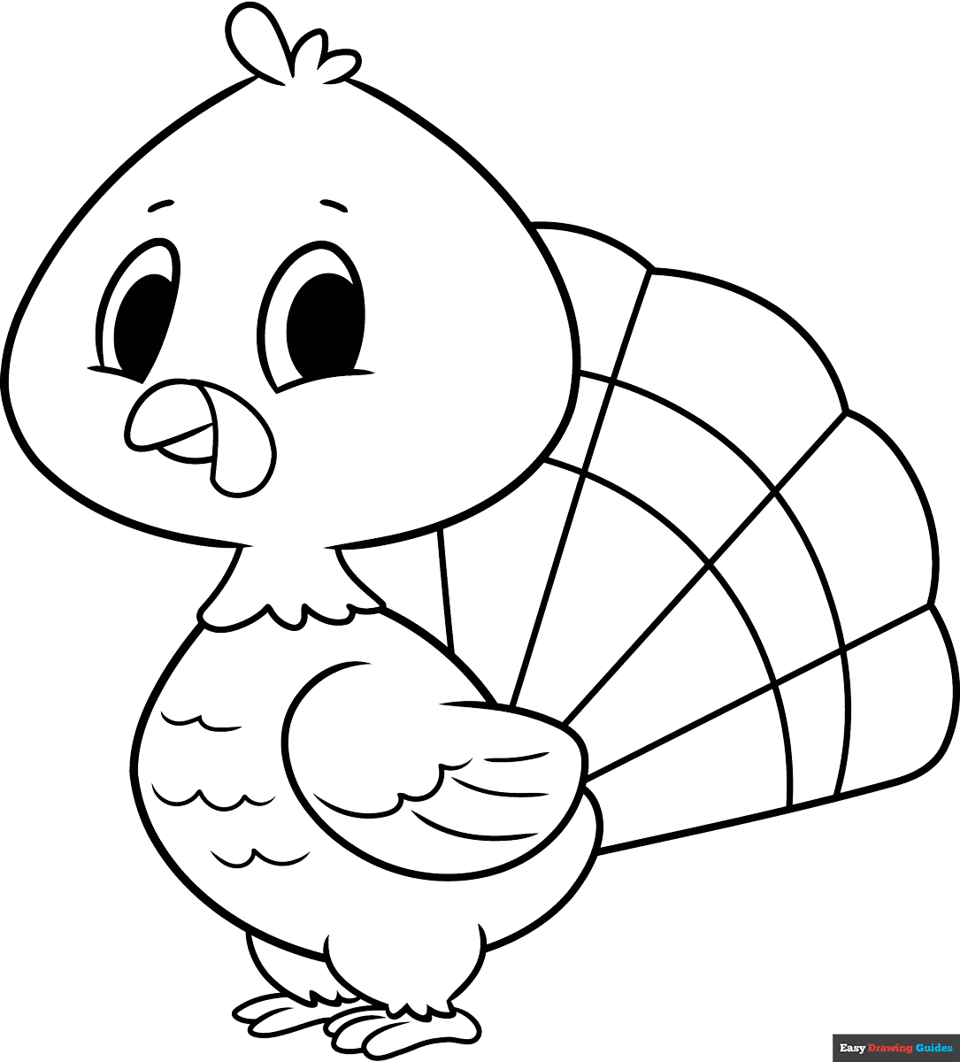 color pages of turkeys printable