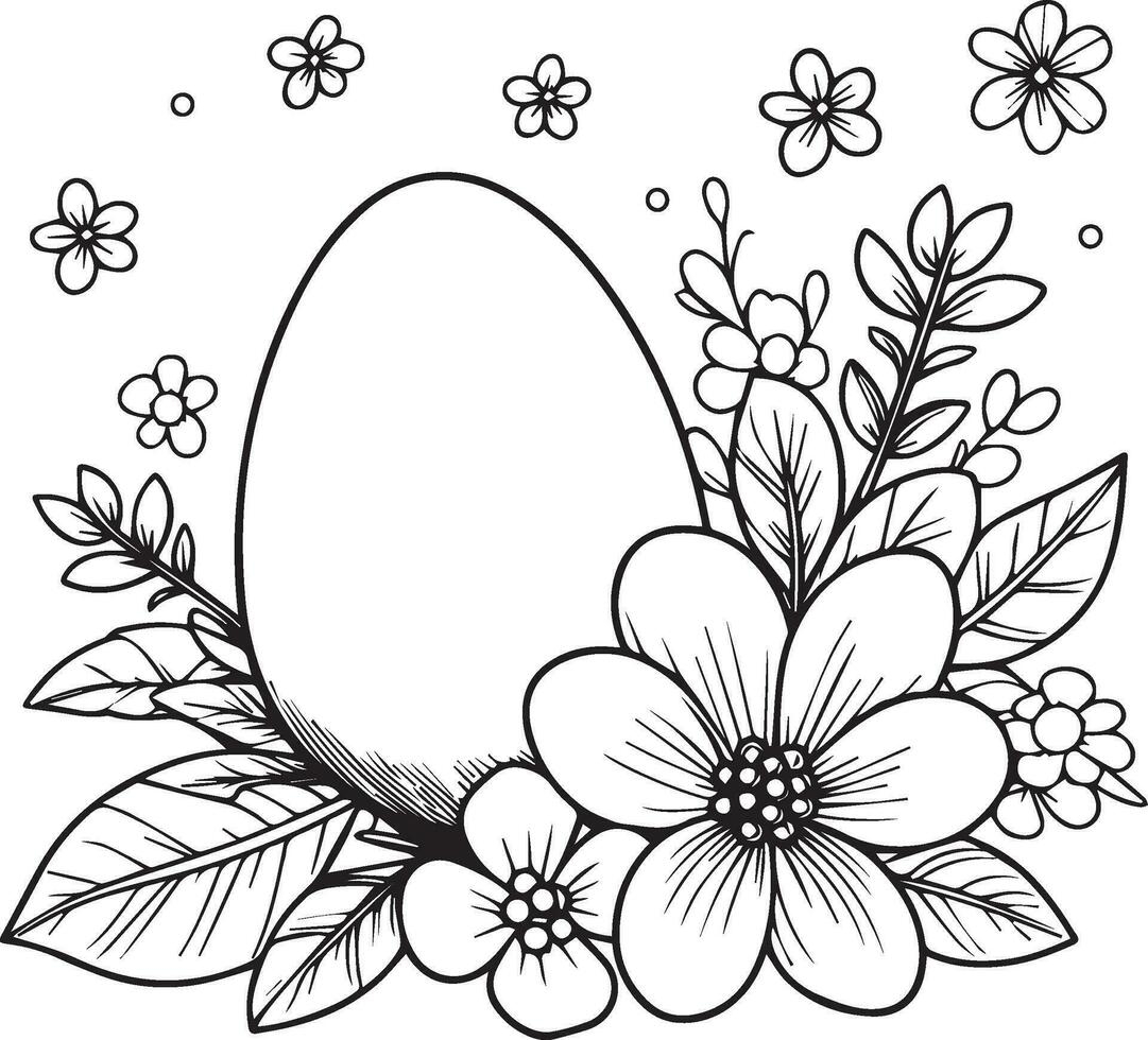 easter egg printable coloring pages