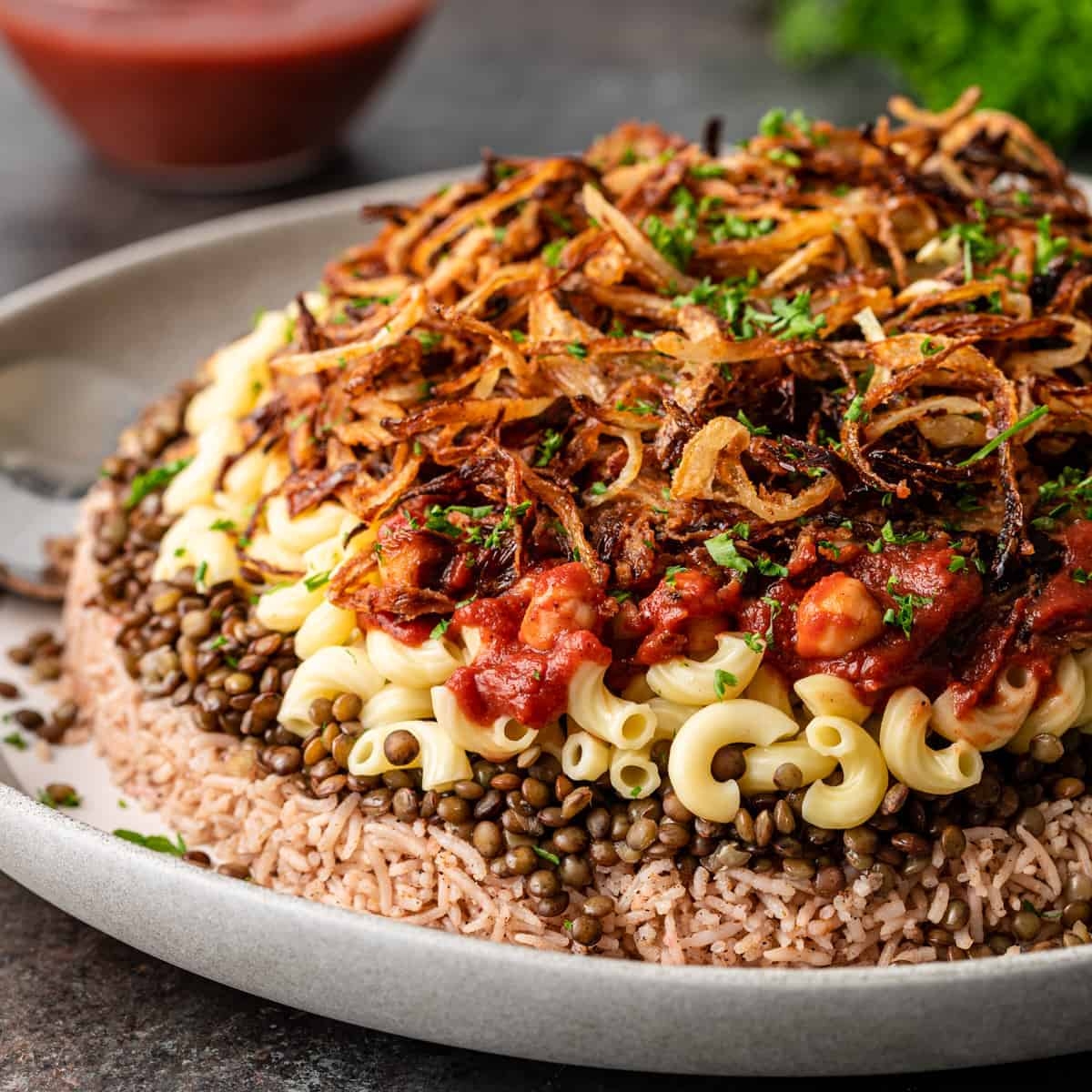Egyptian Koshari Recipe Video Silk Road Recipes