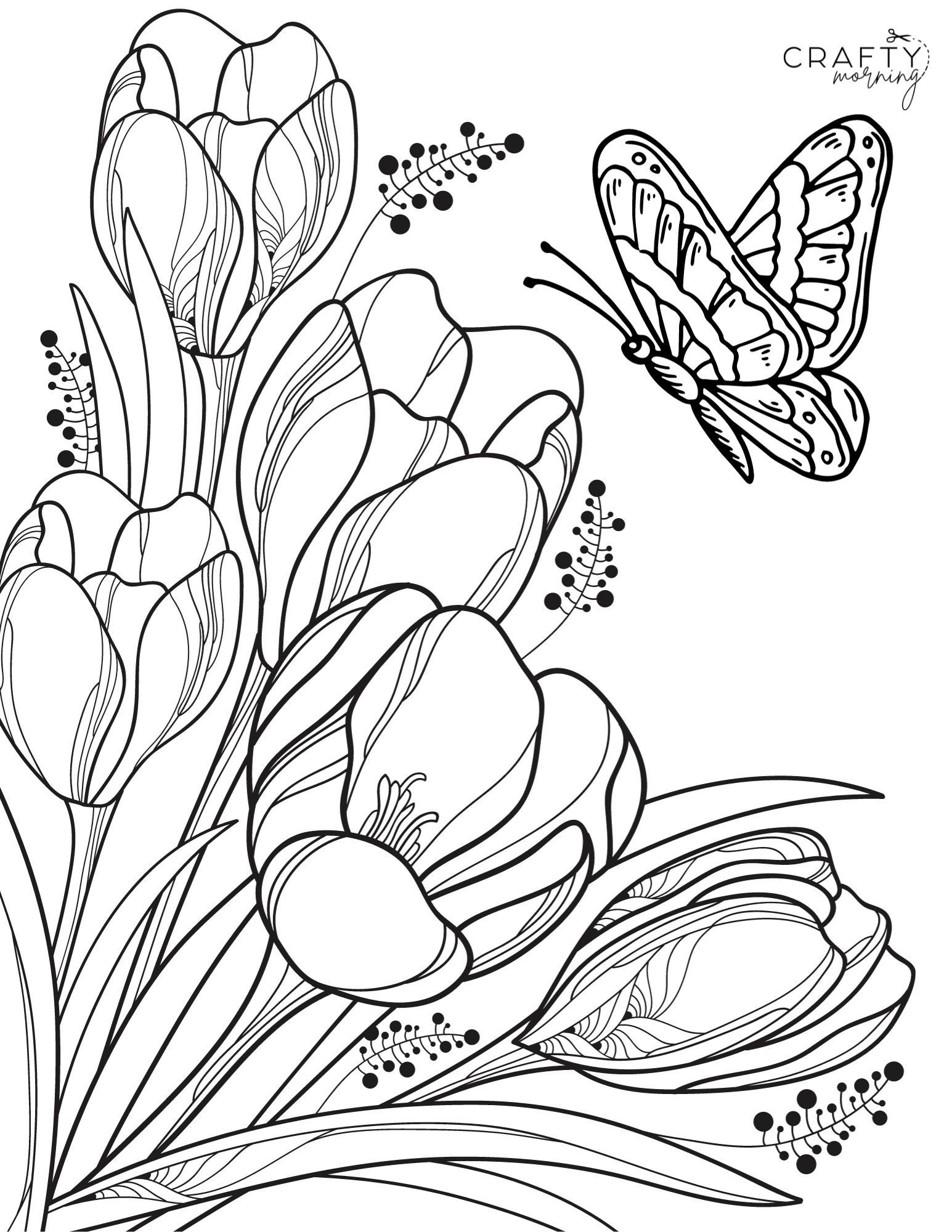 coloring pictures of flowers printable