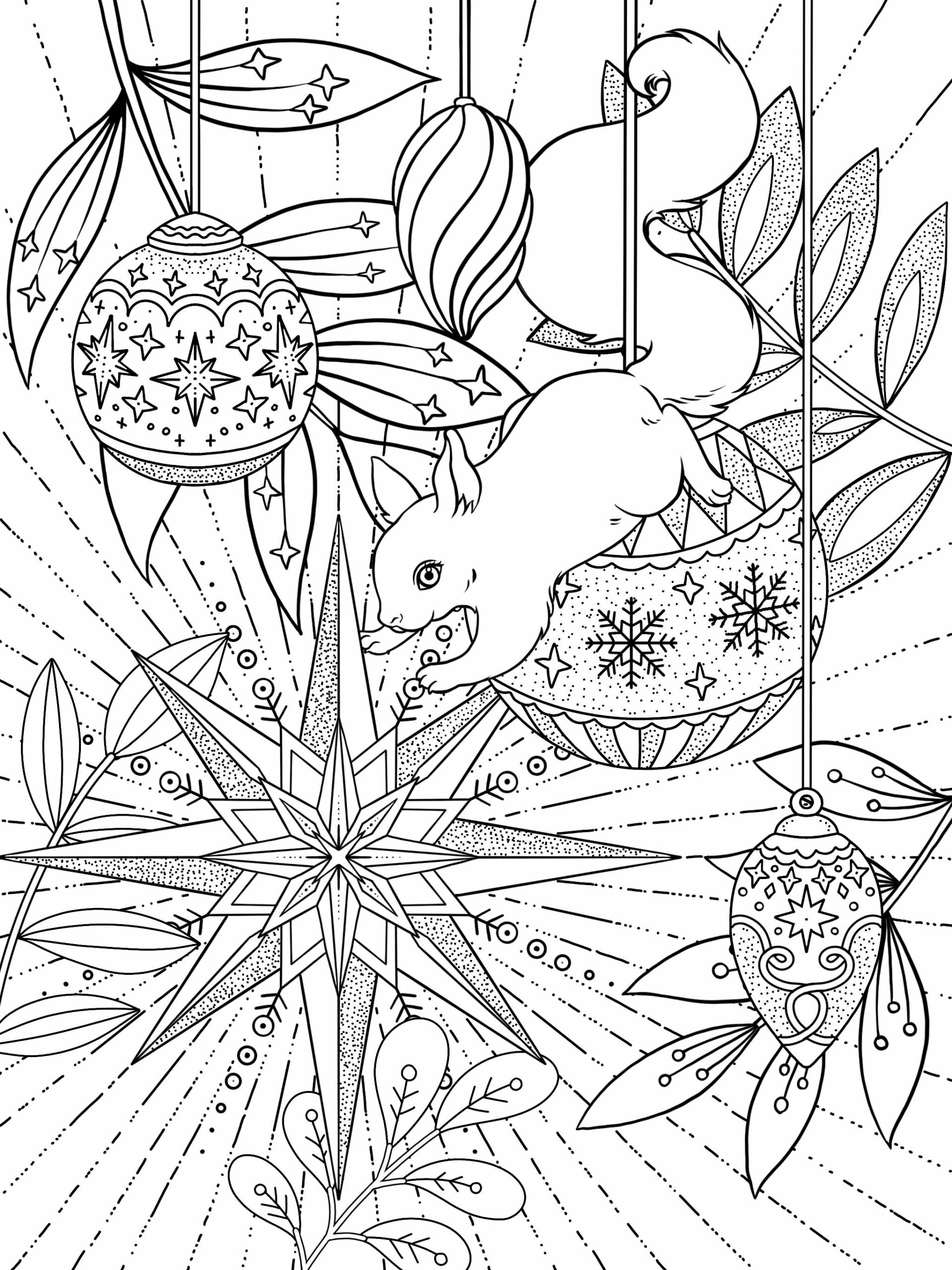 printable coloring sheets for christmas holiday