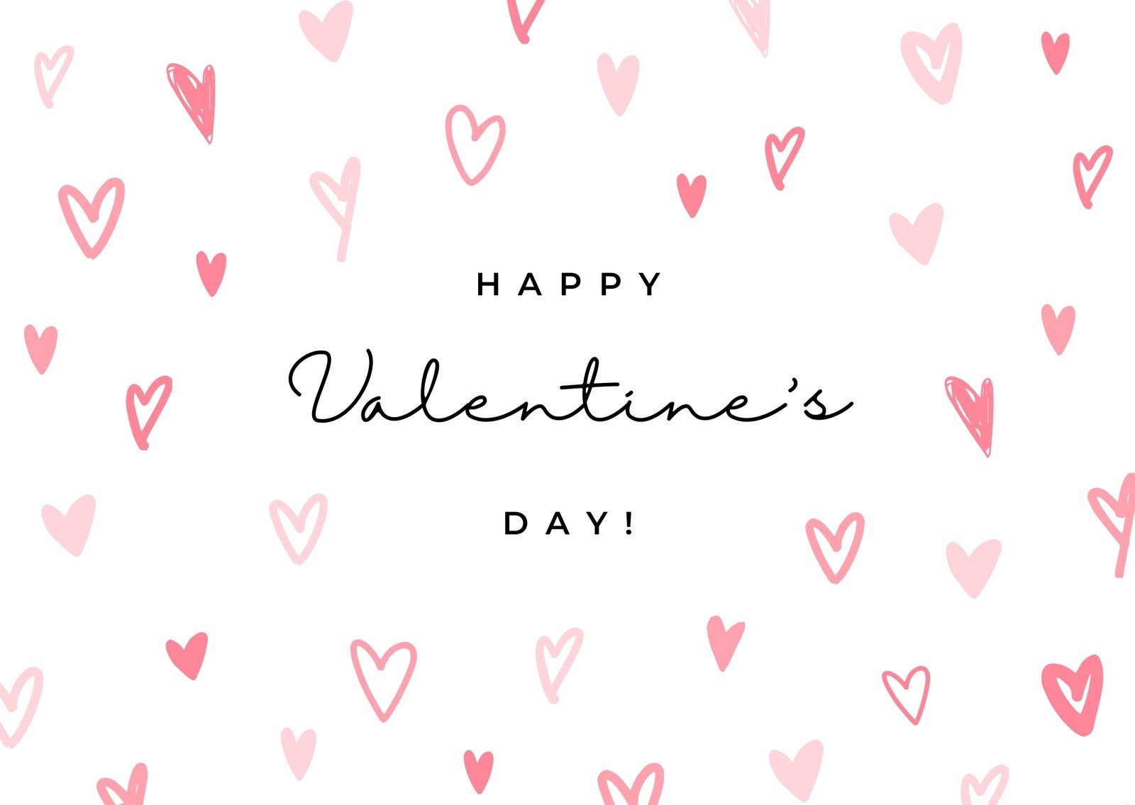 free printable valentines day card template